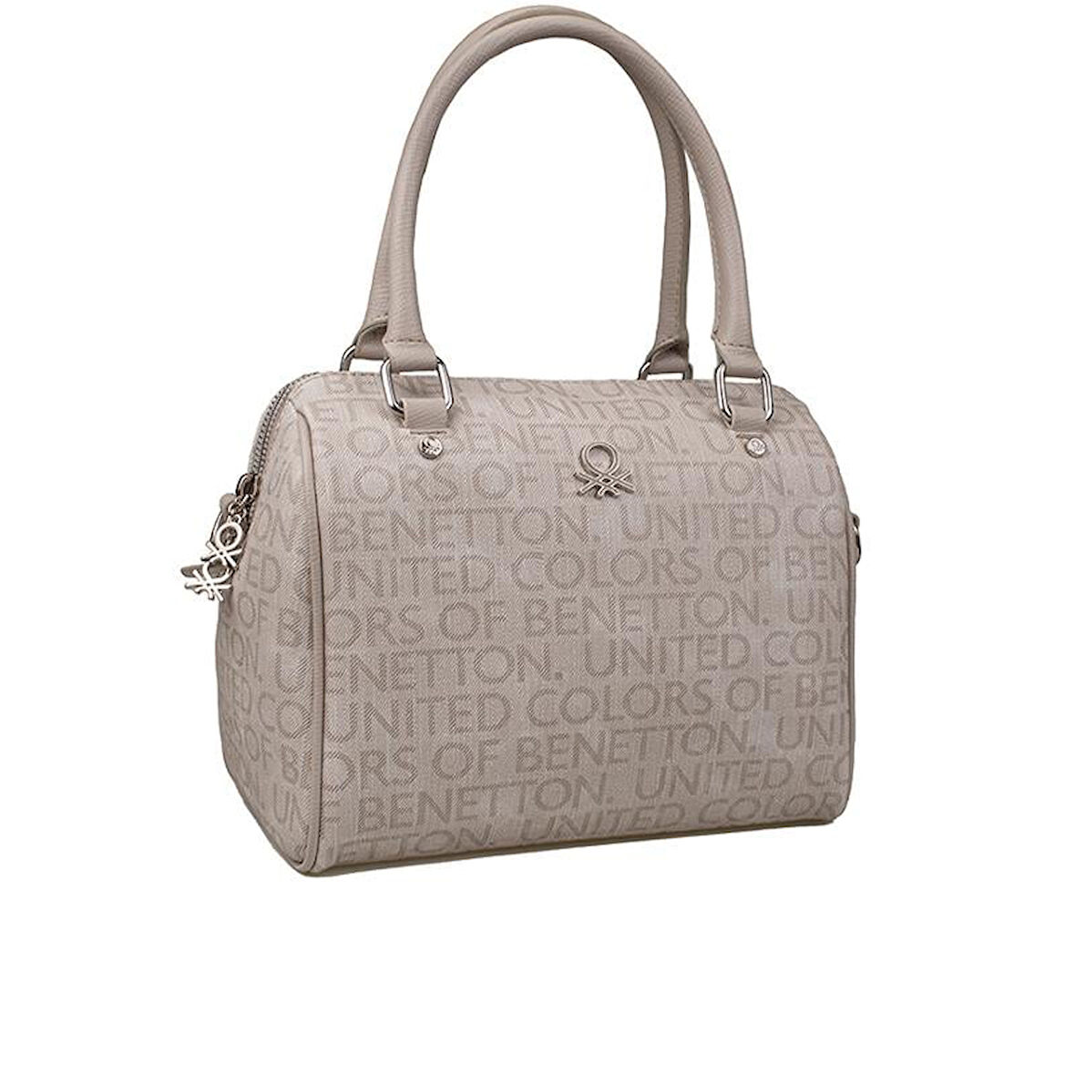 Benetton Taş Kadın Monogram Eskitme Kol Çantası BNT 1533