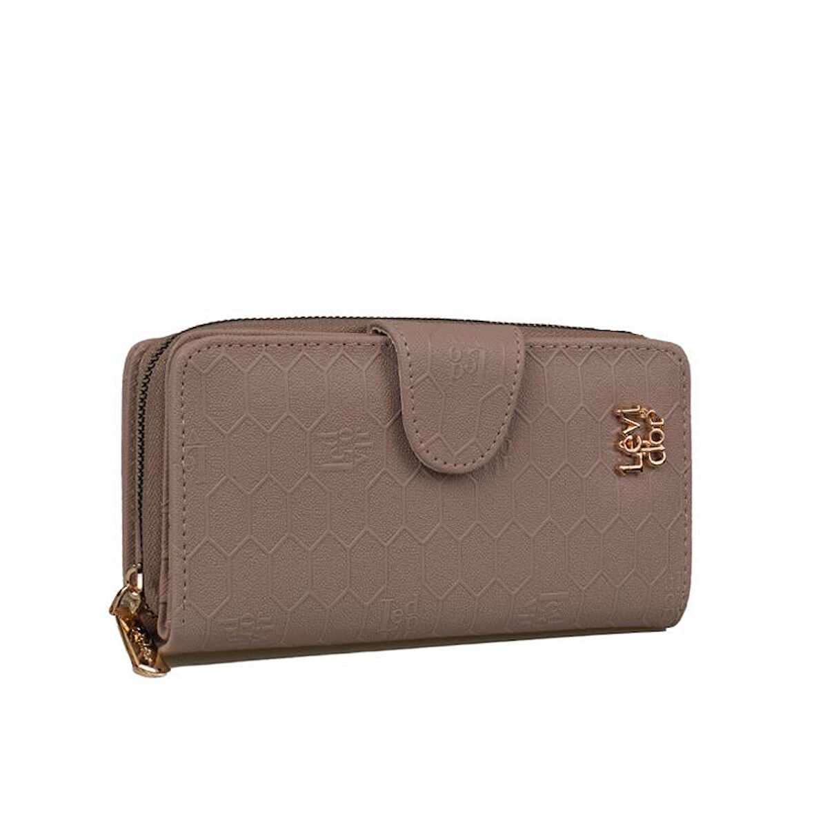 Levidor Vizon Kapaklı Kadın Monogram Cüzdan