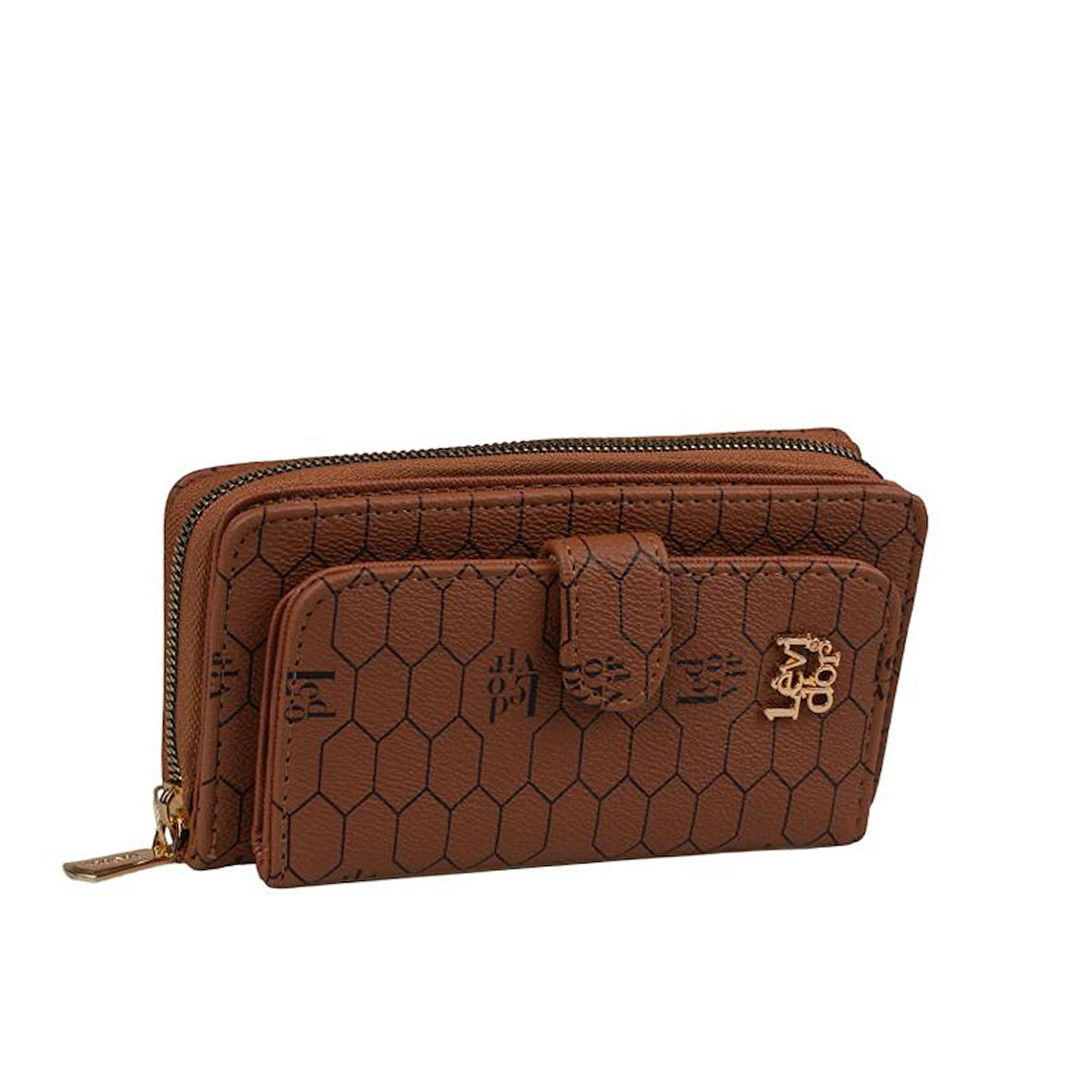 Levidor Taba Kapaklı Kadın Lisans Baskılı Cüzdan