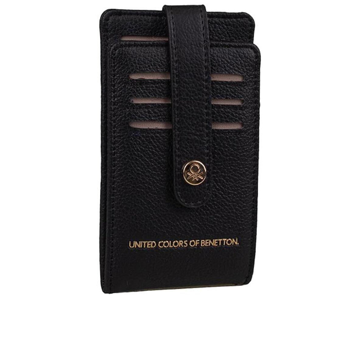 Benetton Siyah Kadın Sofline Deri Kartlık BNT 1249