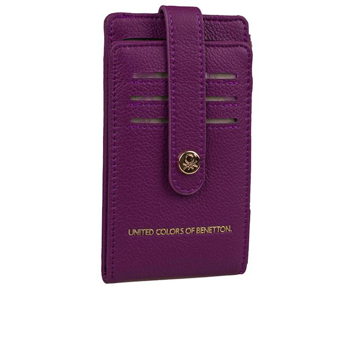 Benetton Mürdüm Kadın Sofline Deri Kartlık BNT 1249