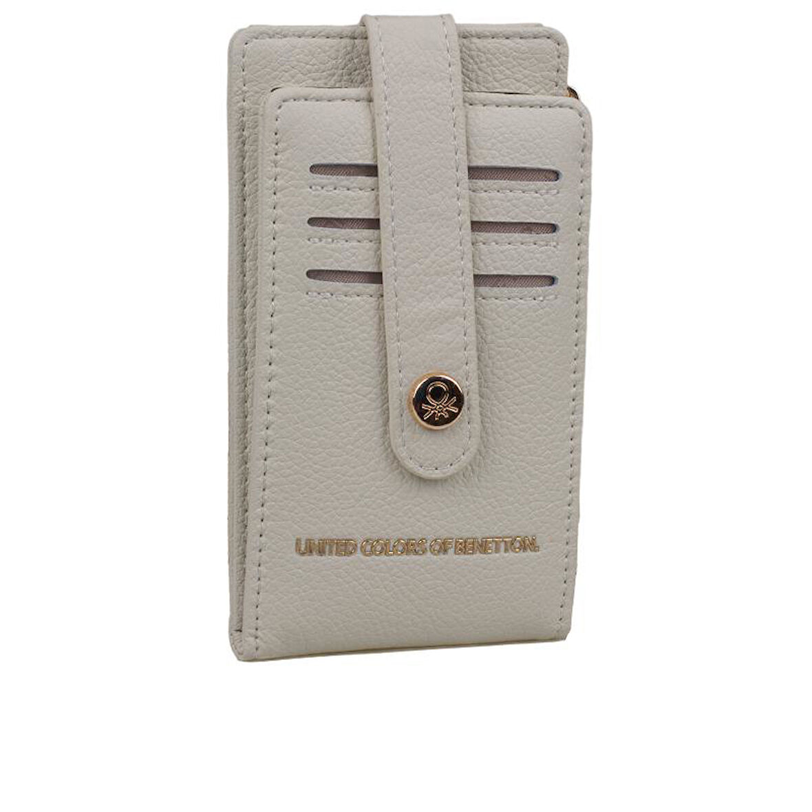 Benetton Bej Kadın Sofline Deri Kartlık BNT 1249