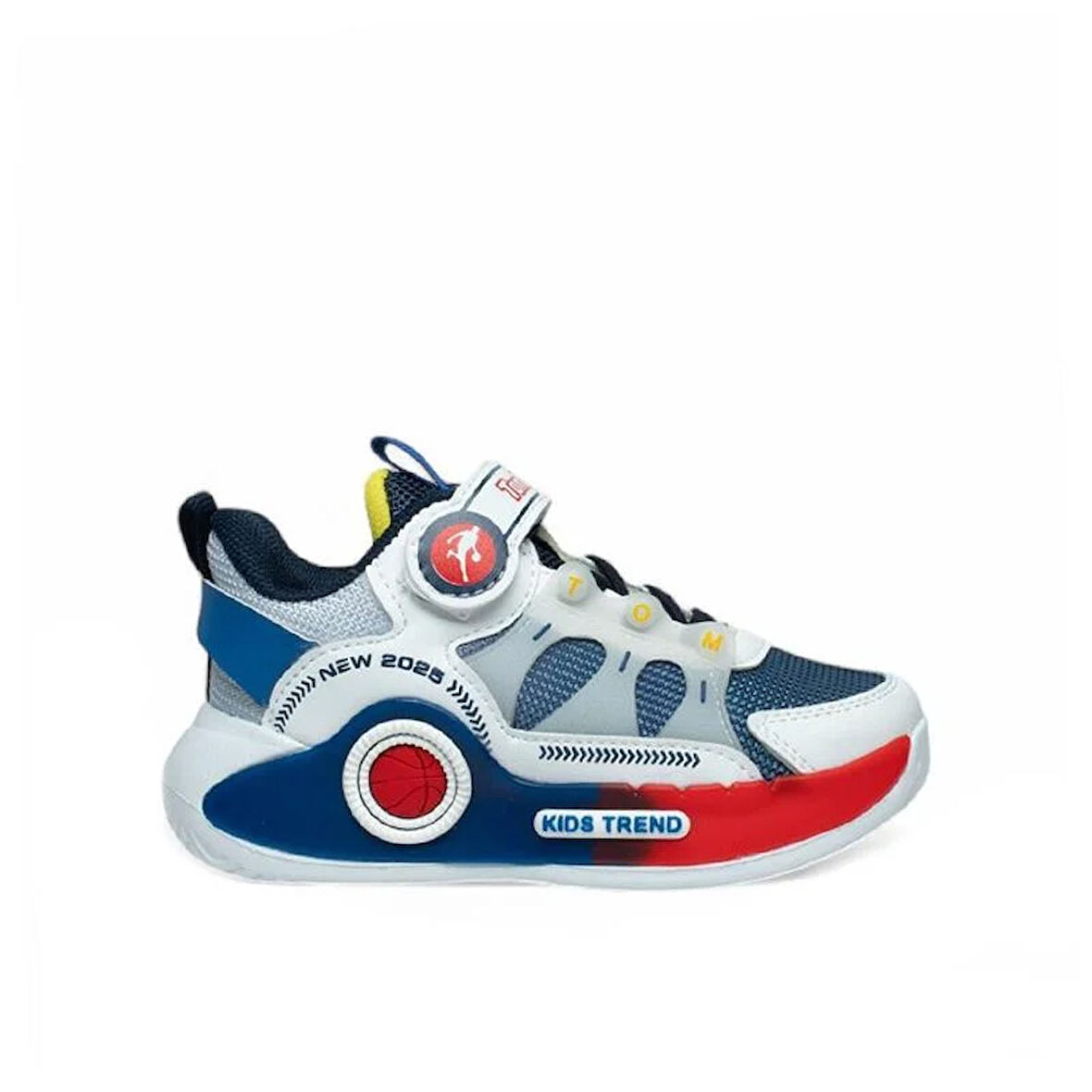 Trend Adımlar Mavi Erkek Çocuk Ultra Hafif Yarım Boğaz Sneaker