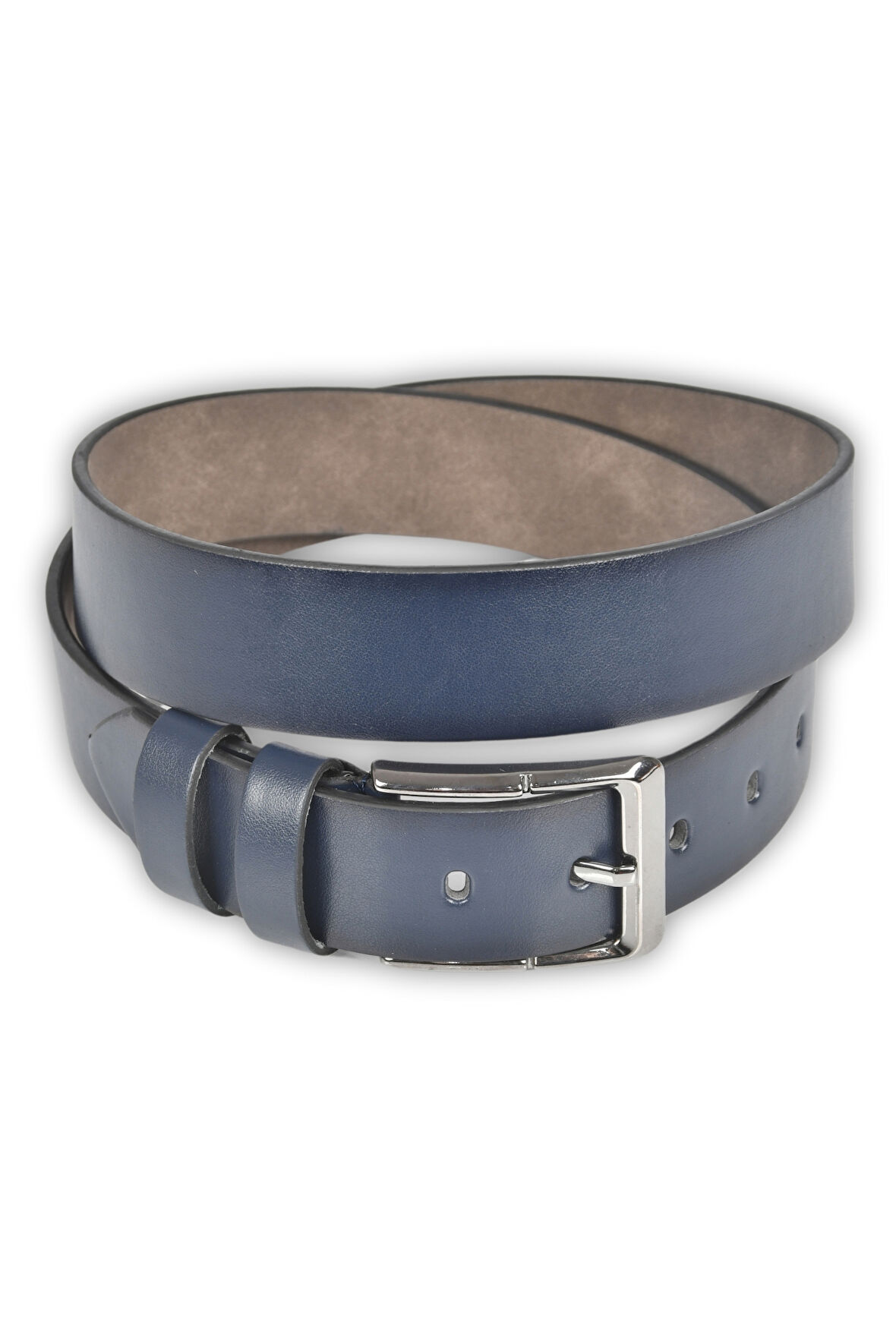 DeepSEA Erkek Lacivert 4 cm Eninde Demir Tokalı Suni Deri Spor Kemer 2402613