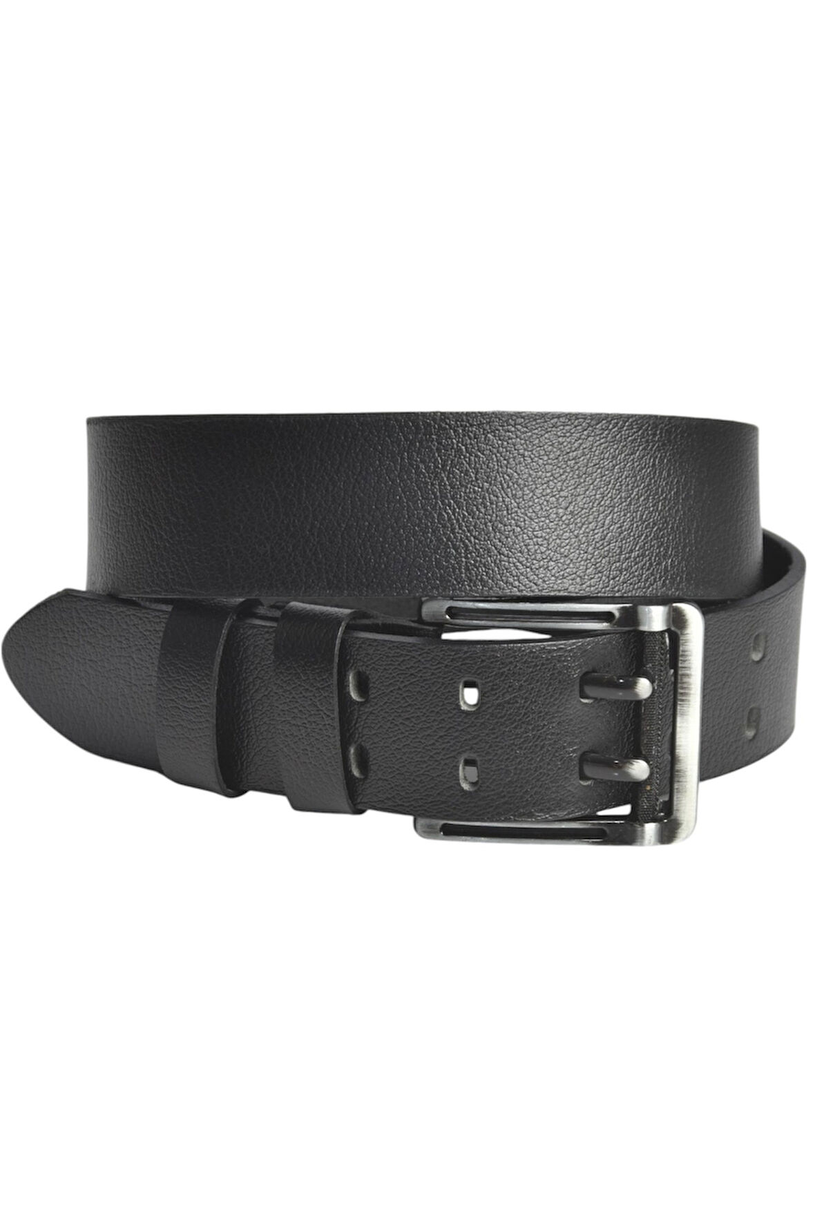 DeepSEA Erkek Siyah Çift Dilli %100 Hakiki Deri Özel Yapım Kemer 4,5 cm Spor Kemer 2402631