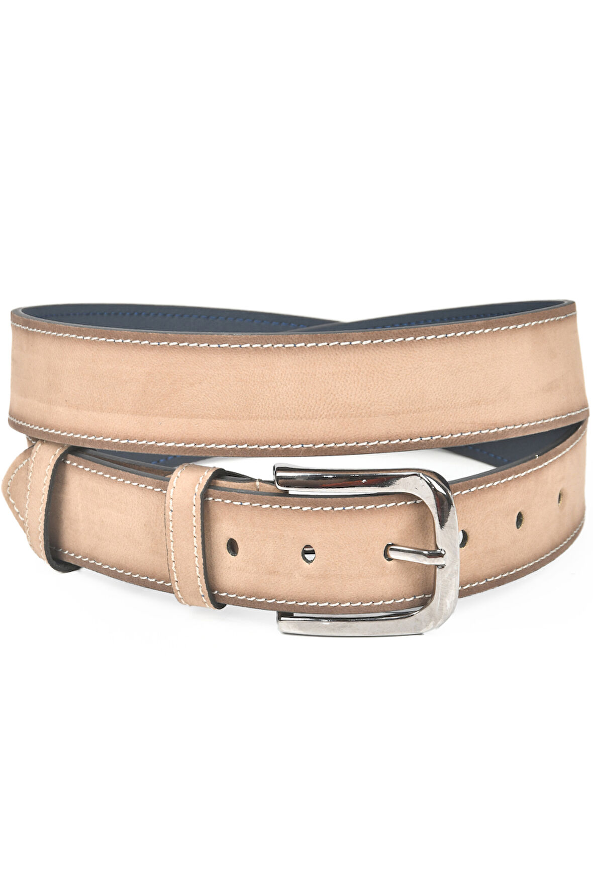 DeepSEA Erkek Vizon 4 cm Eninde Süet Kemer Suni Süet Spor Kemer 2402643