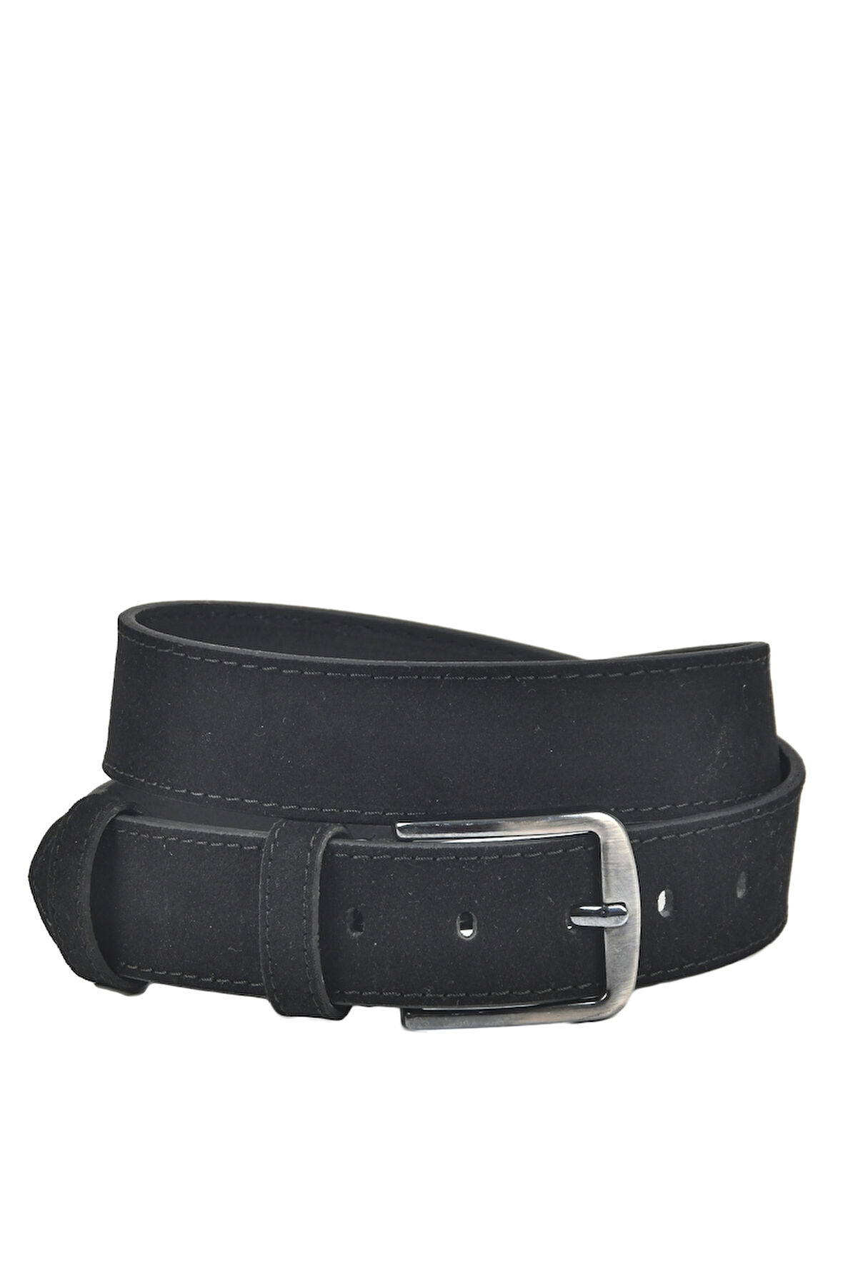 DeepSEA Erkek Siyah 4 cm Eninde Süet Kemer Suni Süet Spor Kemer 2402643