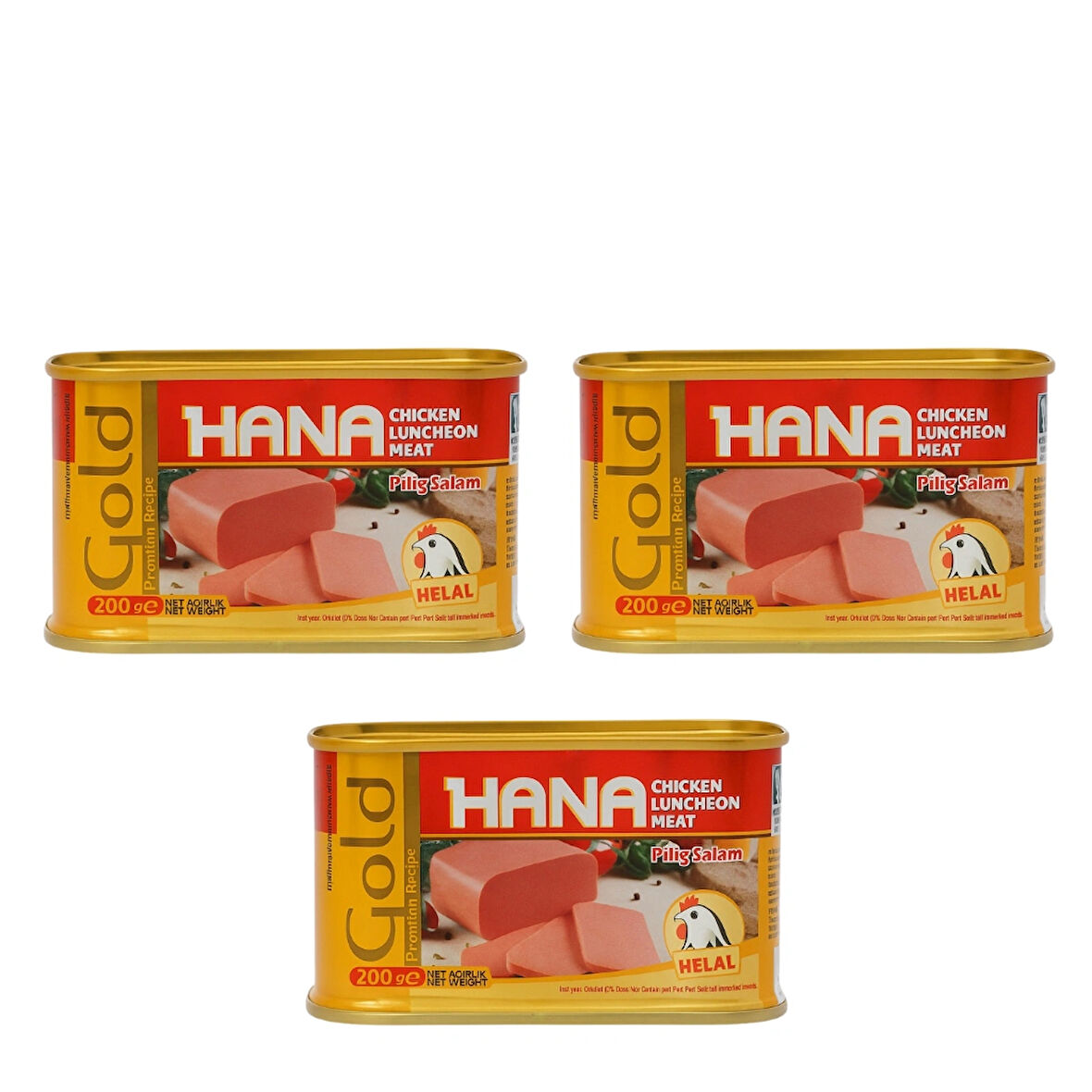 Hana GOLD PİLİÇ SALAM 200GR X3 ADET
