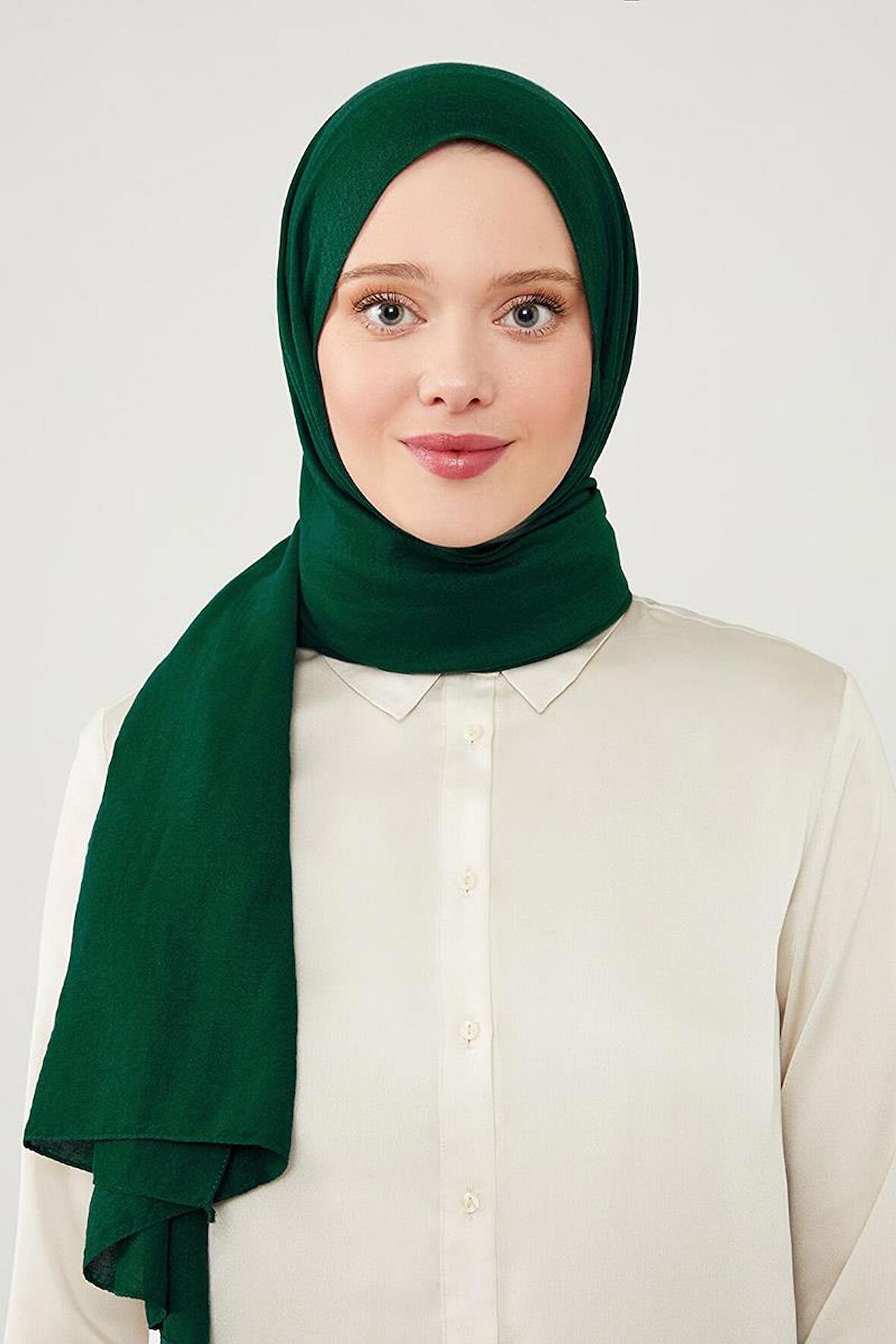 Levidor Koyu Yeşil Düz Style Şal