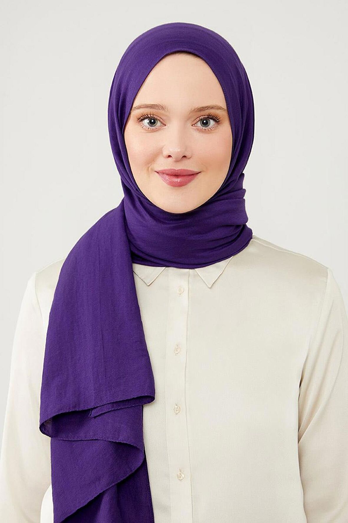 Levidor Mor Düz Style Şal