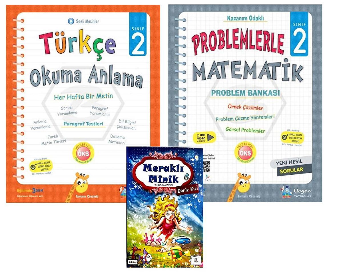 Üçgen 2.Sınıf Türkçe Okuma Anlama + Problemlerle Matematik