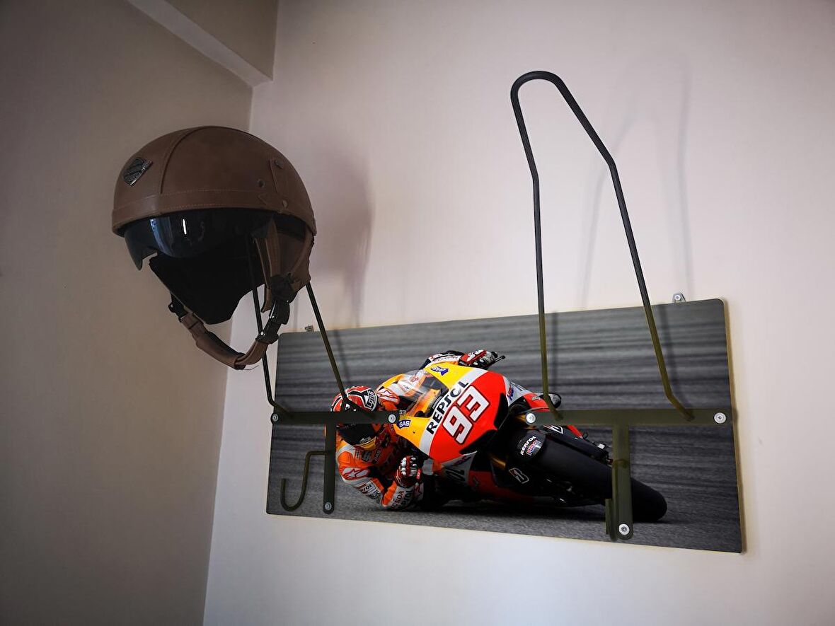 Motosiklet Kask Askısı, Motor Kask Askısı, Kask Askılığı 2024 Honda x2 v3
