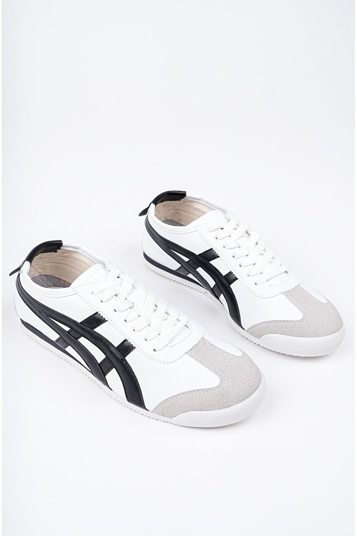 Etayger Erkek Sneakers Ayakkabı Beyaz - Siyah