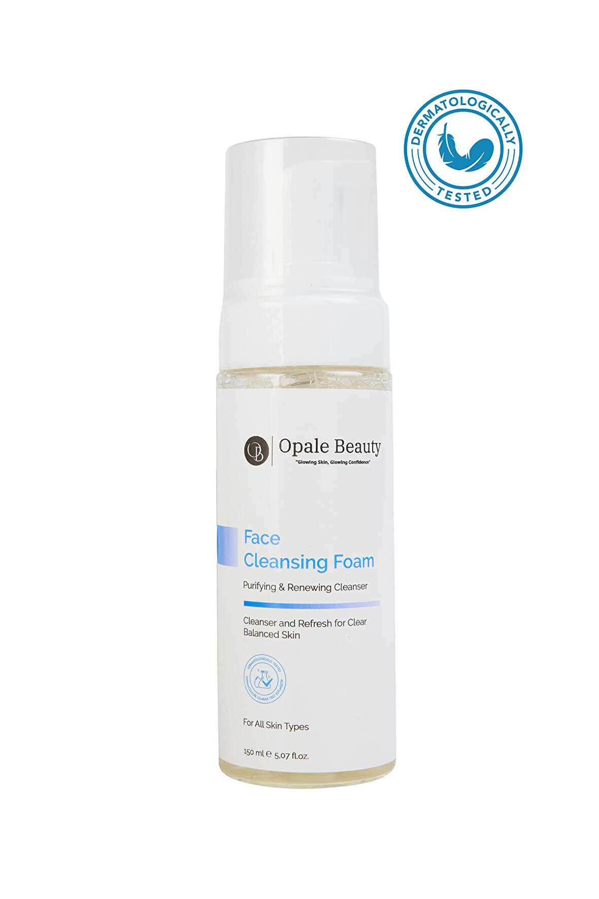 Opale Beauty Face Cleansing Foam 150ml - Arındırıcı - Yenileyici - Temizleyici 