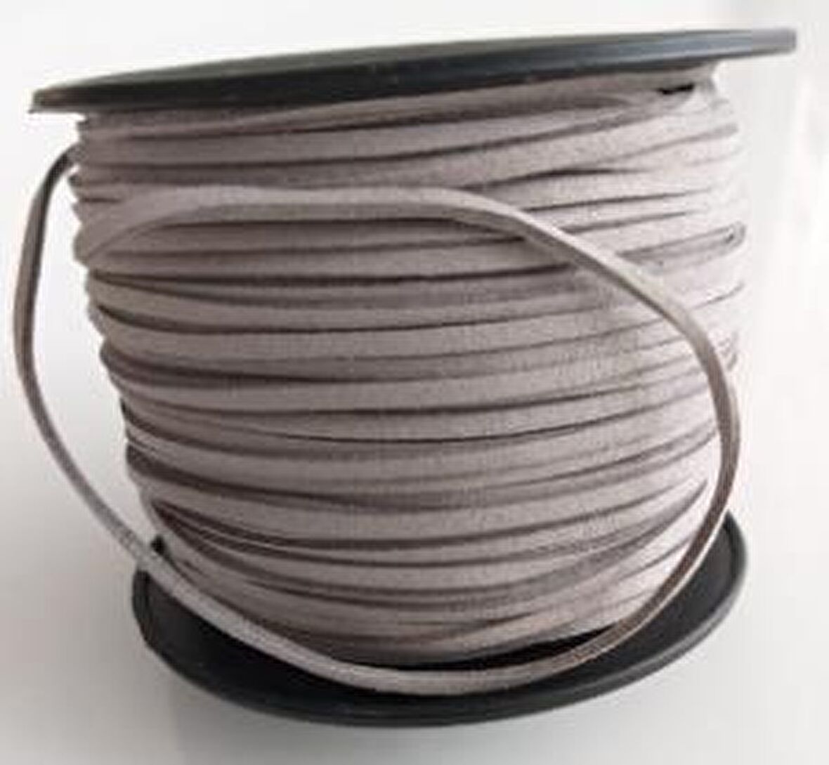 Nubuk Deri İp Açık Gri No:16