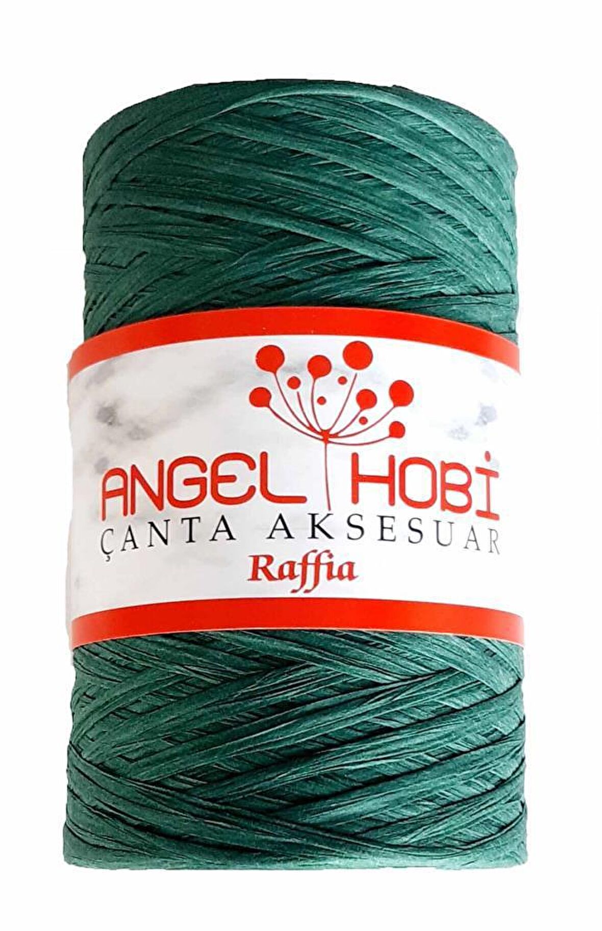 Yeşil  renk rafya ip