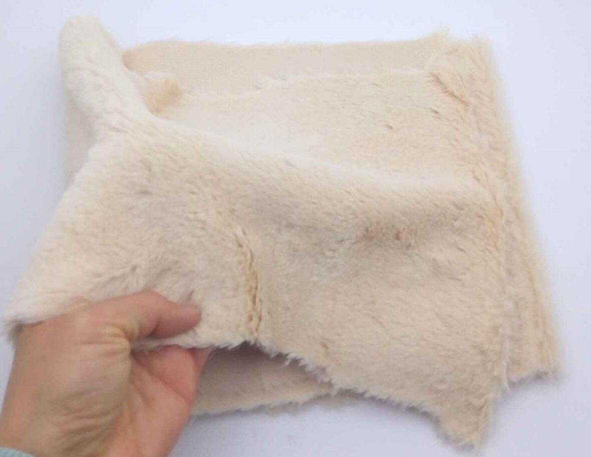 Krem  renk 100x20 cm kürk