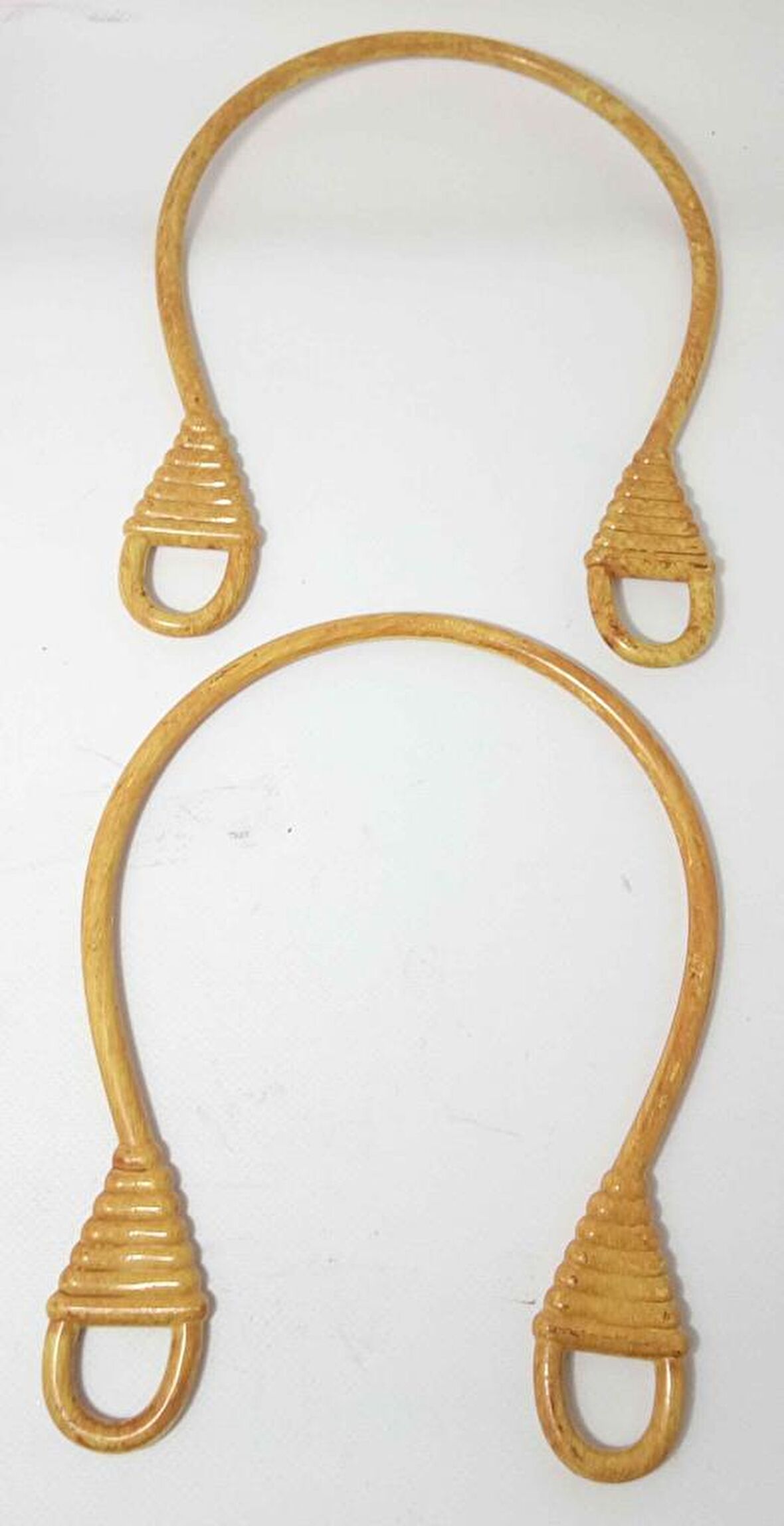 Bambu görünümlü plastik çanta sapı