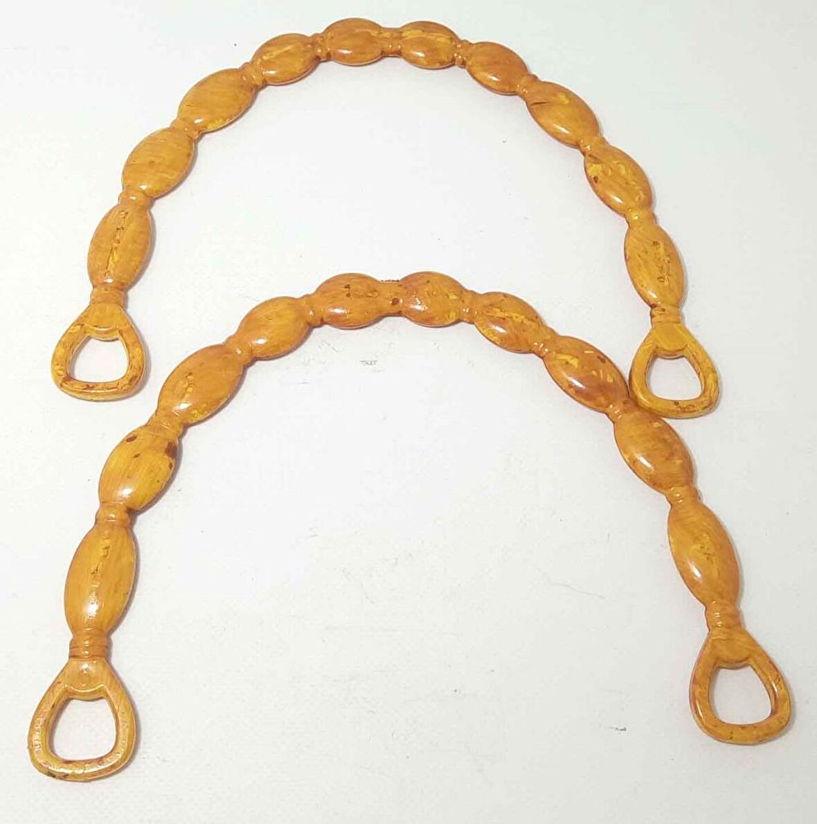 Bambu görünümlü plastik çanta sapı