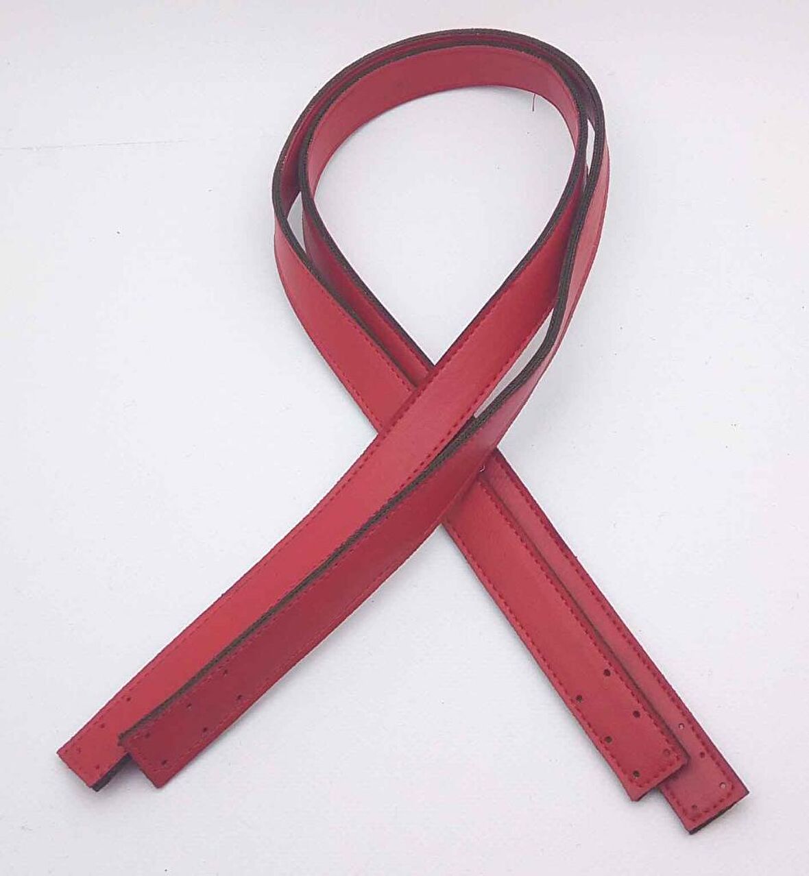Kırmızı  renk 70x2 cm çanta sapı