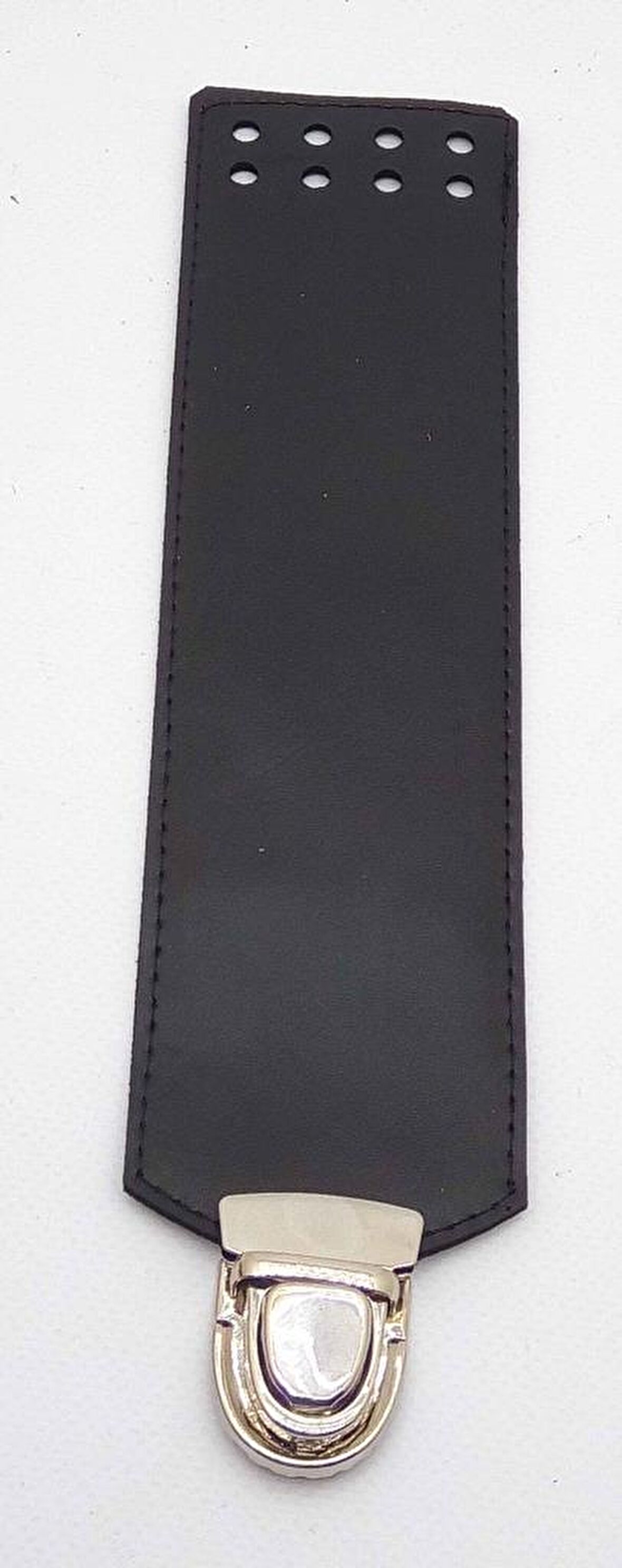 Siyah  renk 25x6 cm çanta kapağı