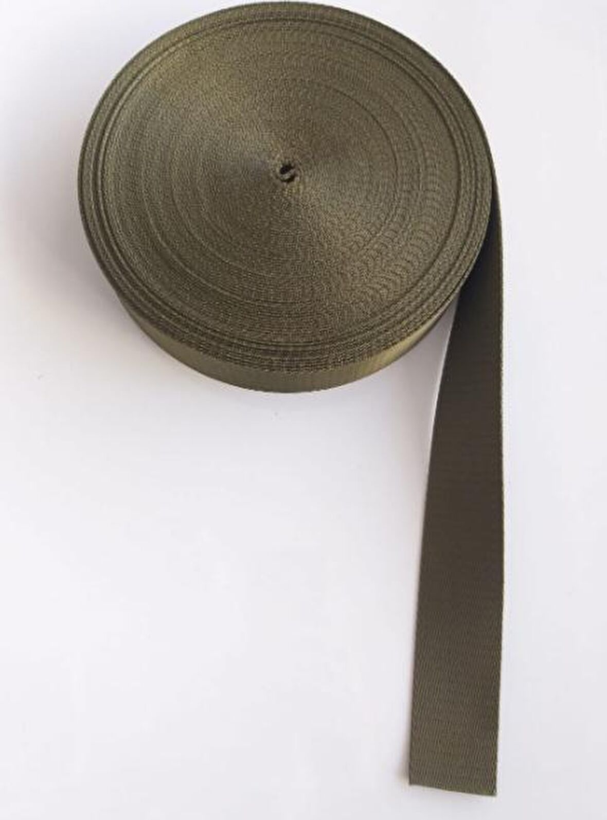 4 cm haki yeşil renk  polyester kolon