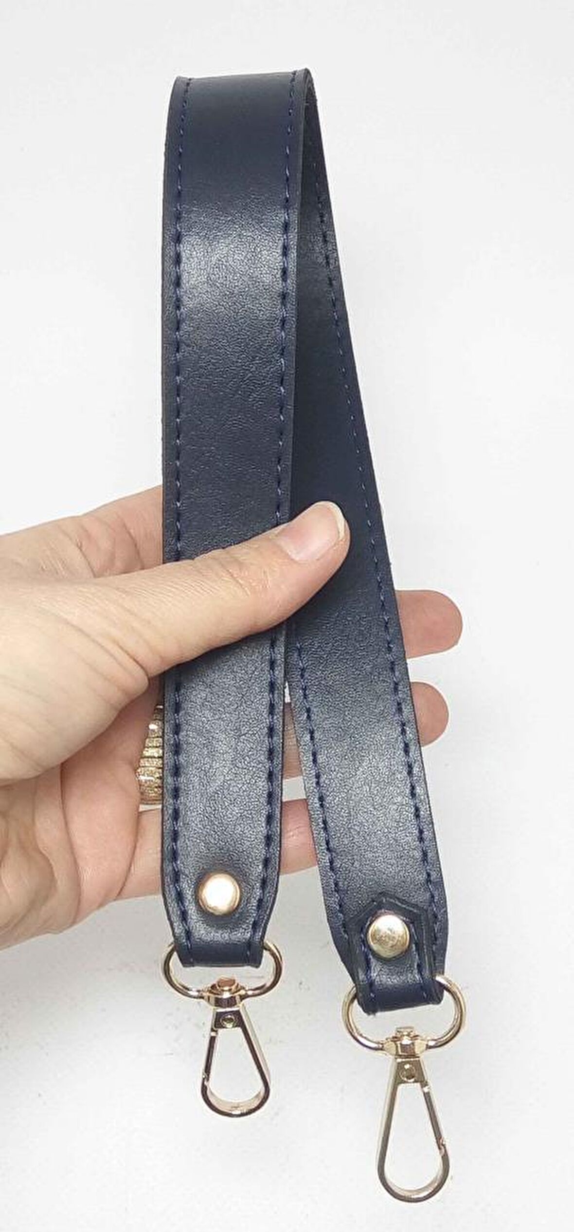 Lacivert renk 42x2.5 cm kancalı sap