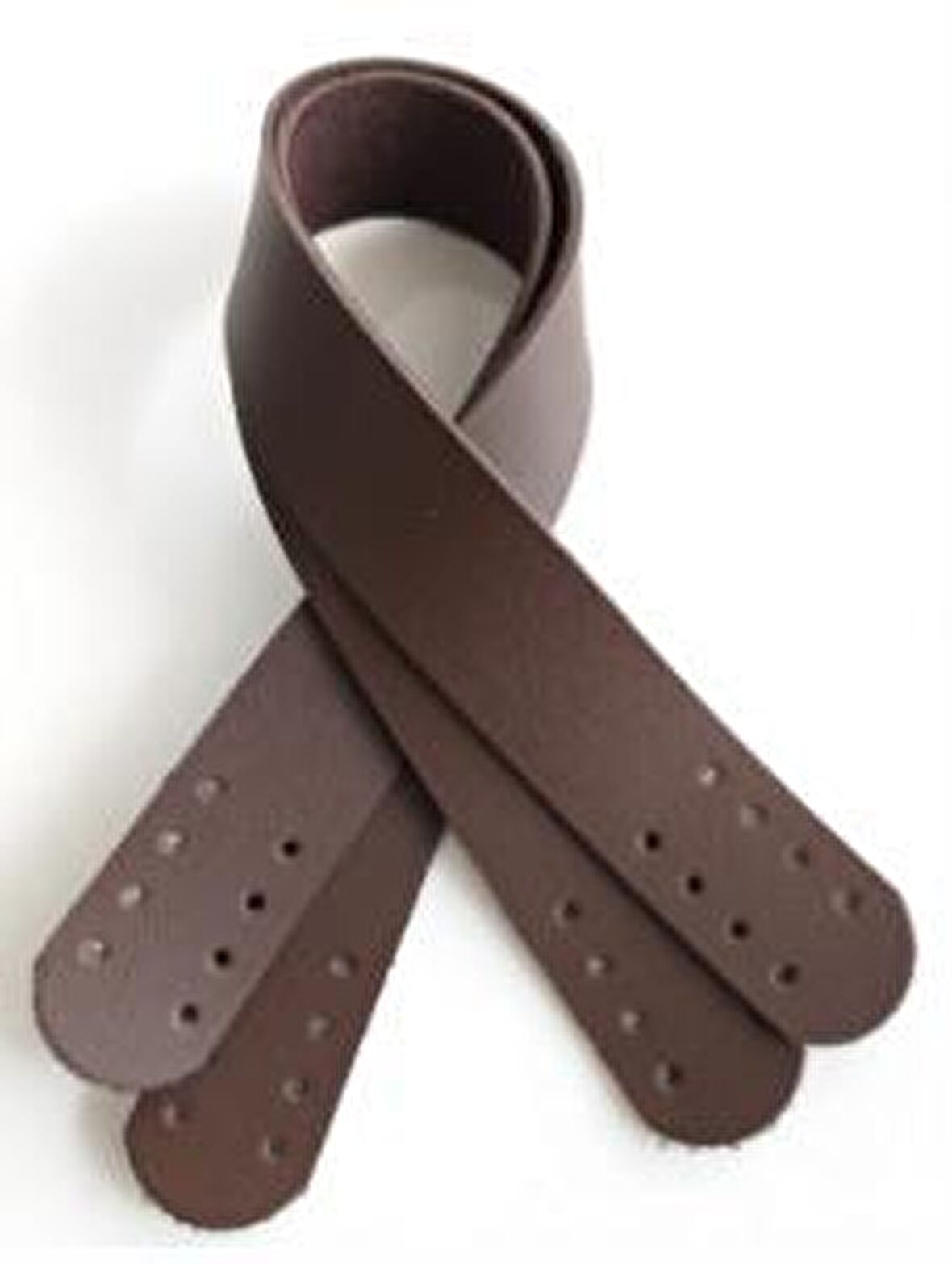 Suni Deri El Çanta Sapı 35 cm Koyu Kahve