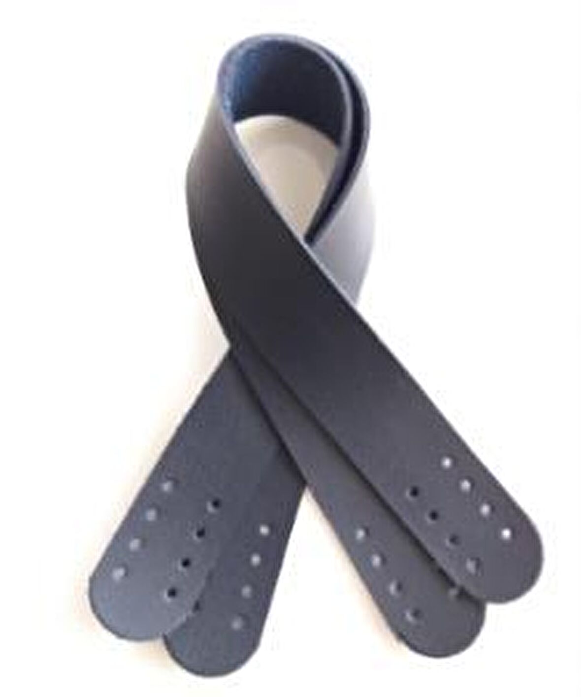 Suni Deri El Çanta Sapı 35 cm Lacivert