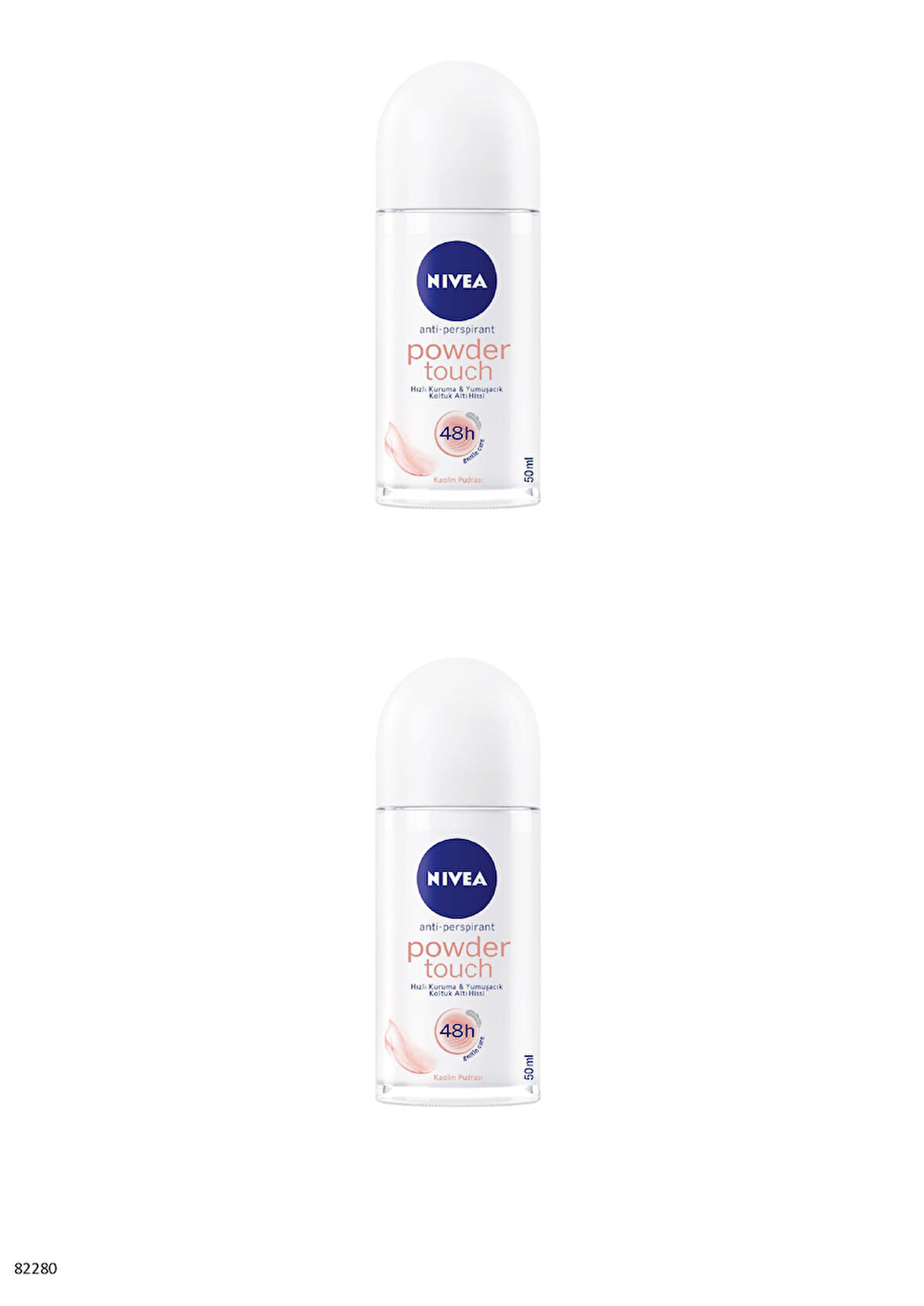 82280 NIVEA POWDER TOUCH ROLL-ON 2 ADET