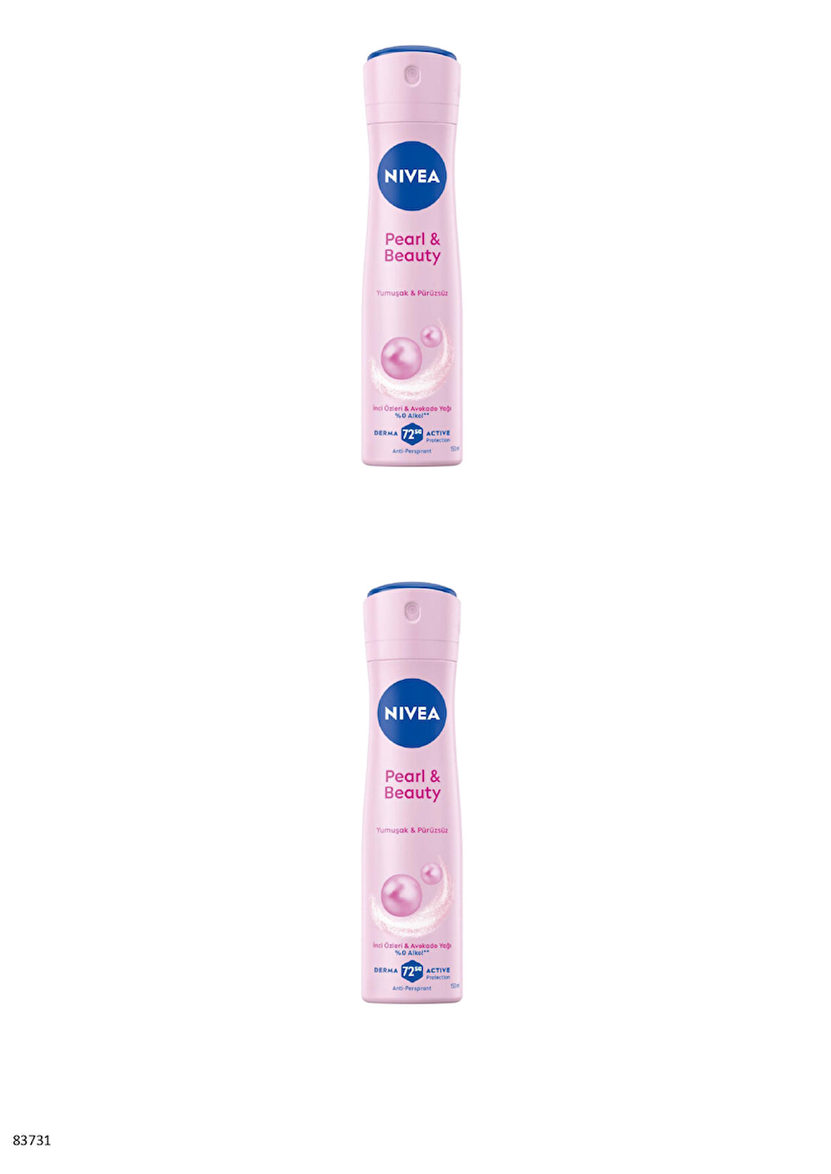 83731 NIVEA PEARL & BEAUTY SPREY 2 ADET