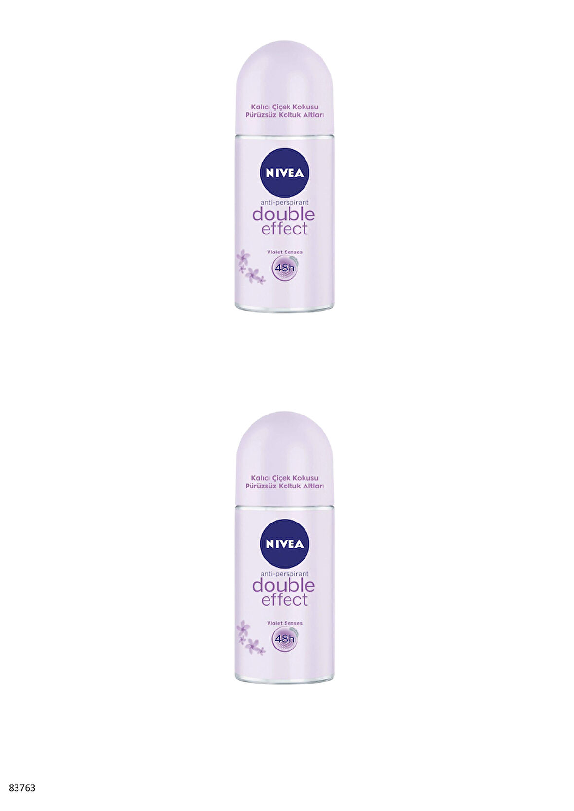 83763 NIVEA DOUBLE EFFECT ROLL-ON 2 ADET