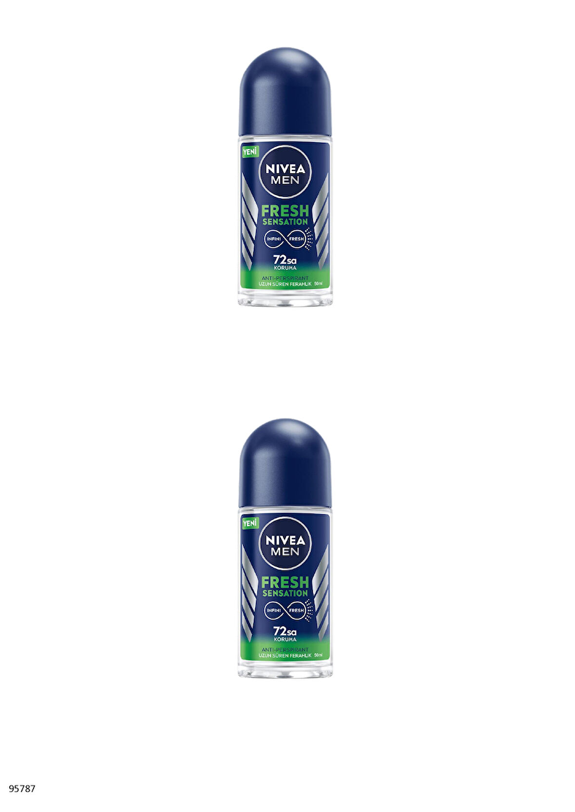 95787 NIVEA MEN Fresh Sensation Roll-On 2 ADET