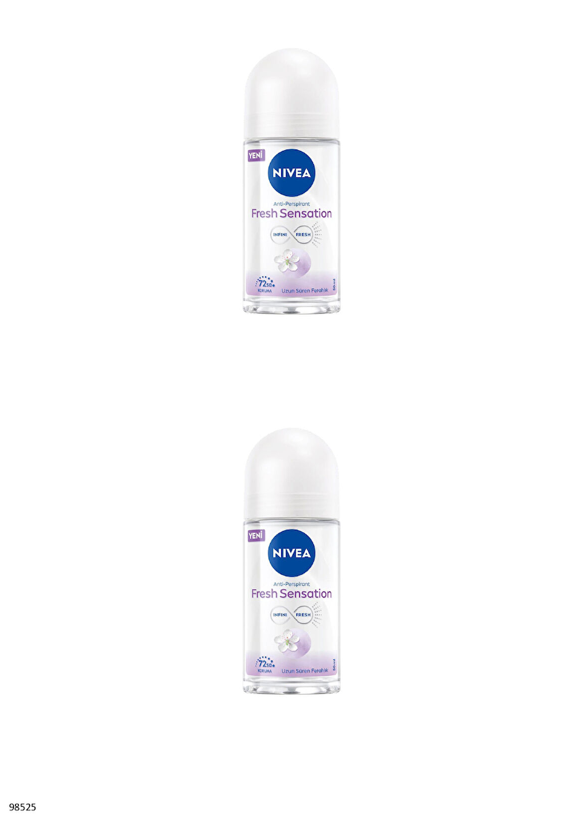 98525 NIVEA Fresh Sensation Roll-On 2 ADET