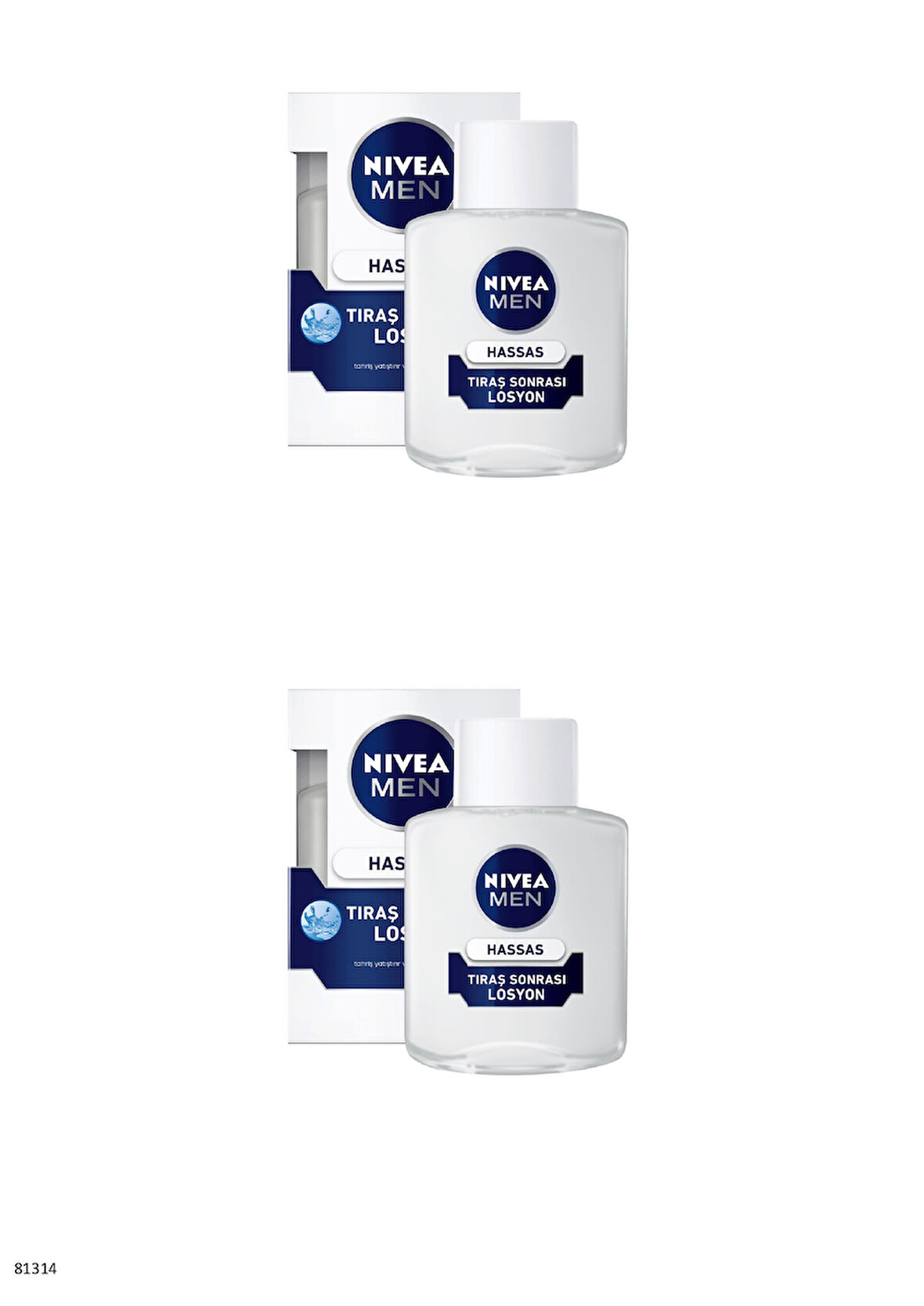 81314 NIVEA MEN HASSAS TIRAŞ SONRASI LOSYON 2 ADET