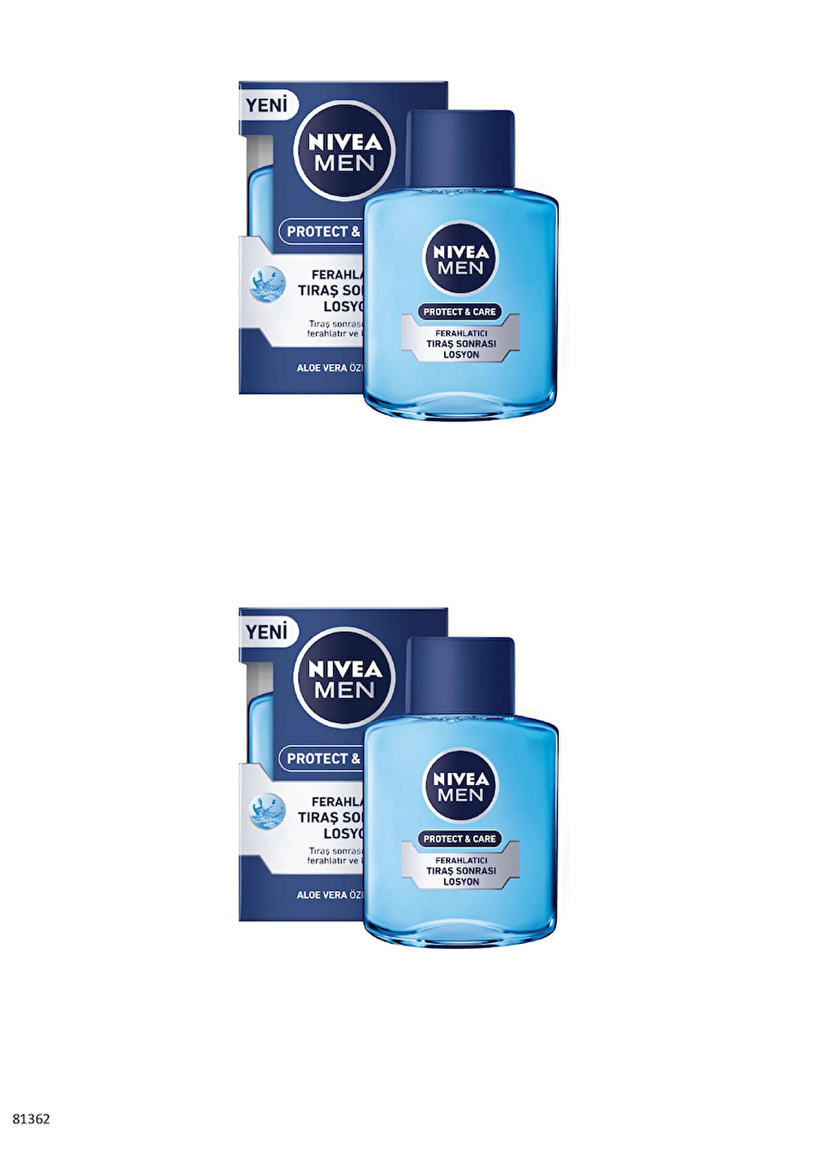 81362 NIVEA MEN PROTECT & CARE FERAHLATICI TIRAŞ SONRASI LOSYON 2 ADET