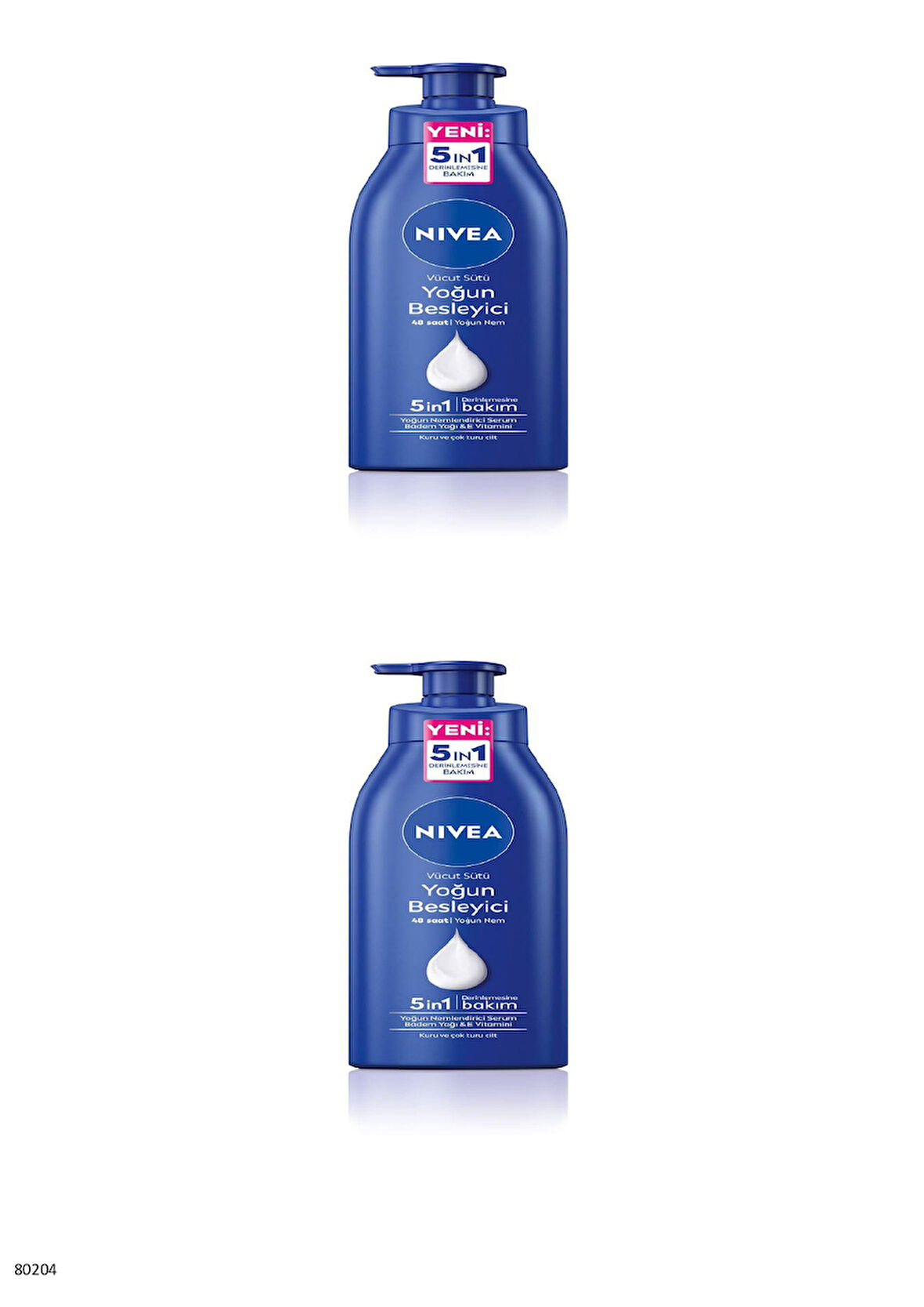 80204 NIVEA Besleyici Vücut Sütü 2 ADET