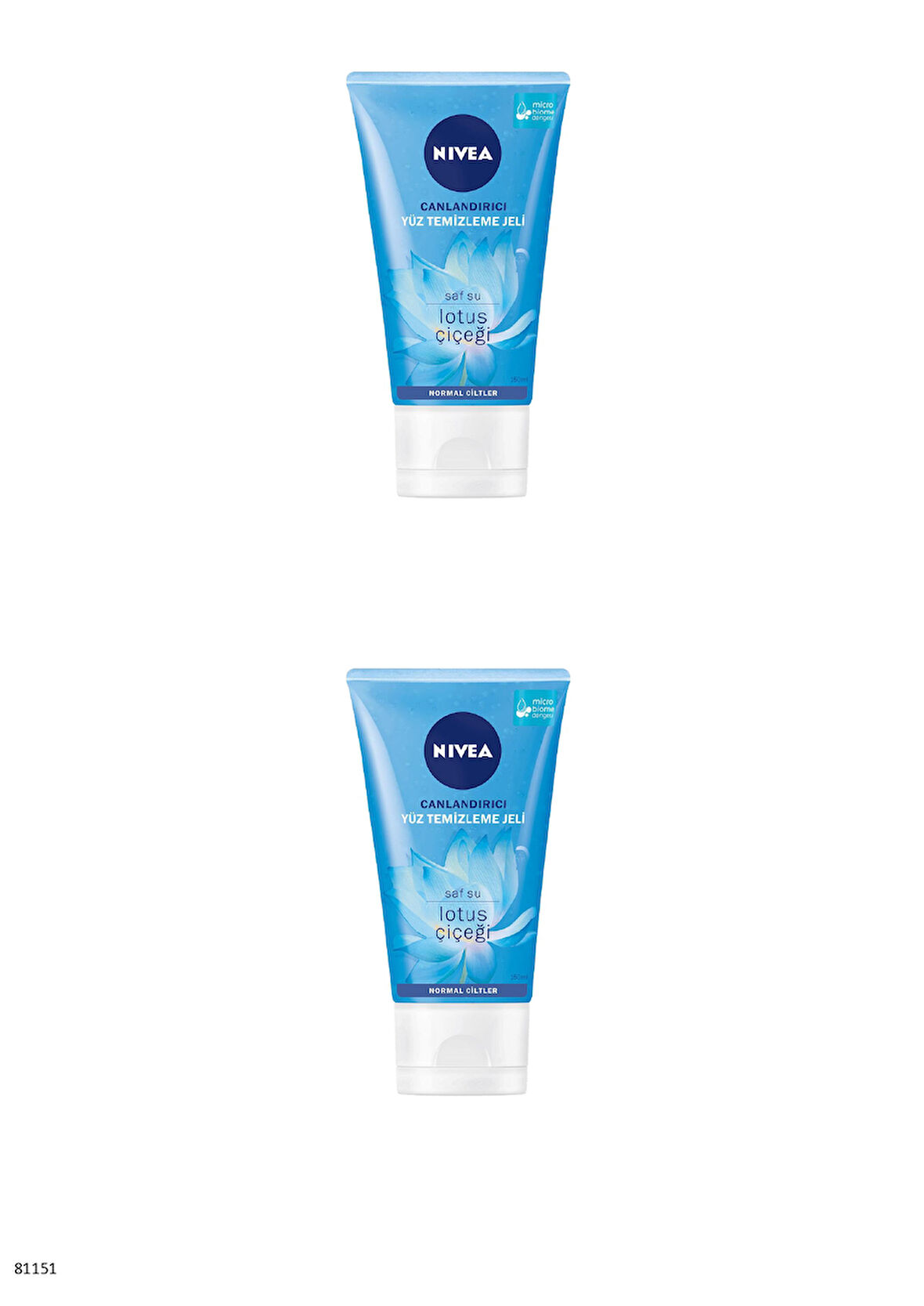 81151 NIVEA CANLANDIRICI TEMİZLEME JELİ 2 ADET