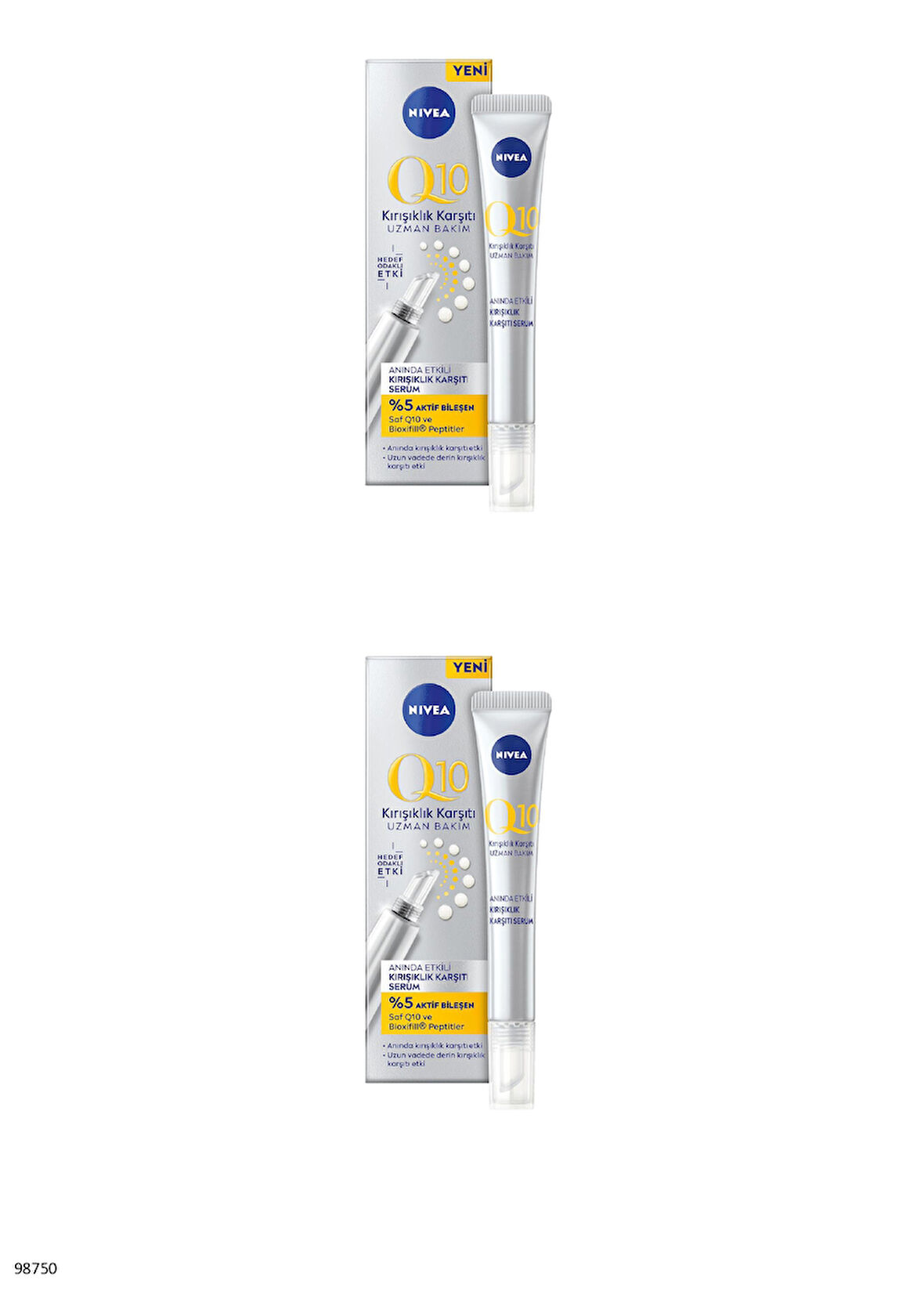 98750 Q10 ANINDA ETKİLİ KIRIŞIKLIK KARŞITI SERUM 2 ADET