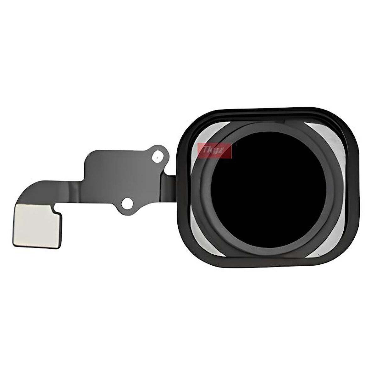 iPhone 6 Home Tuşu Flex SİYAH - Lastikli Çerceveli