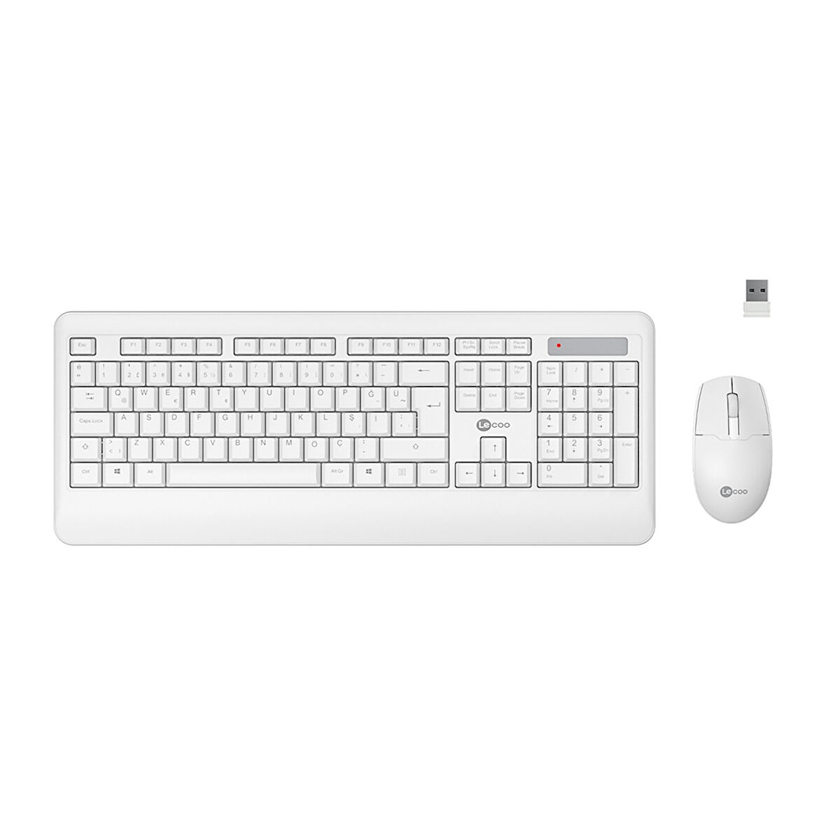 Lecoo KW202 Kablosuz Türkçe Q Klavye & Mouse Set