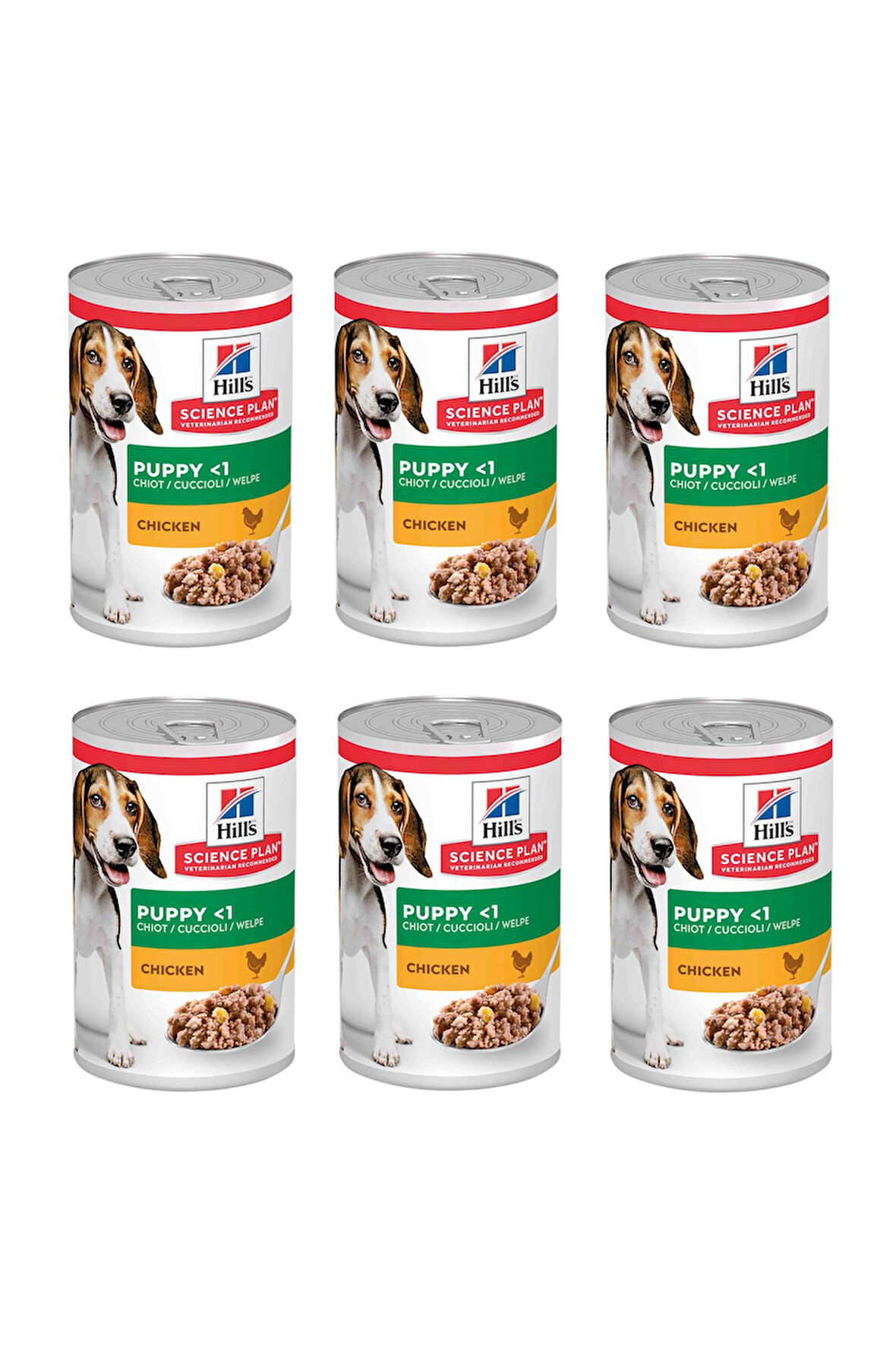Hill's Science Plan Tavuklu Yavru Köpek Konserve Maması 370 Gr. X 6 Adet