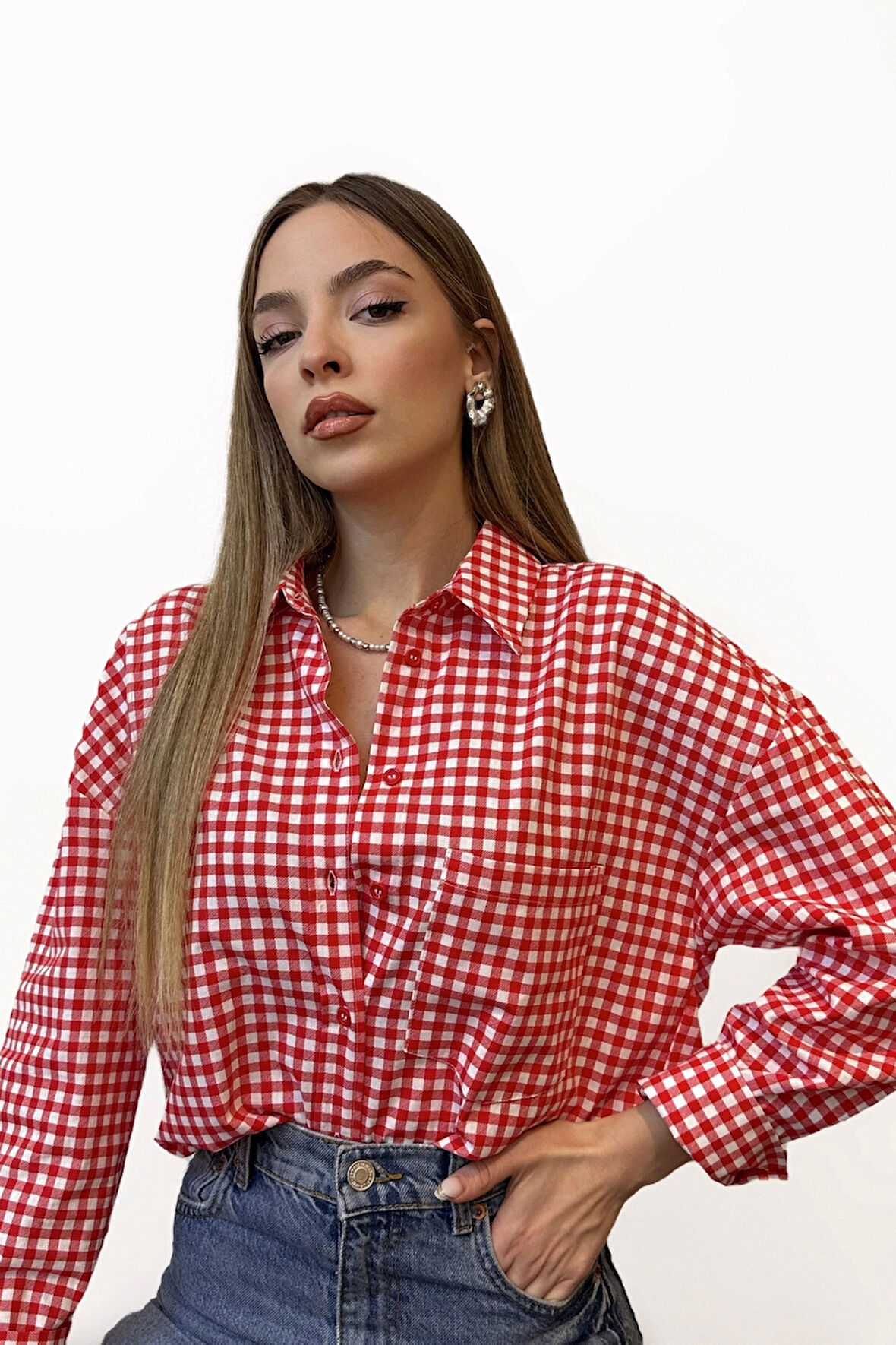 Pamuklu Ekose Gömlek