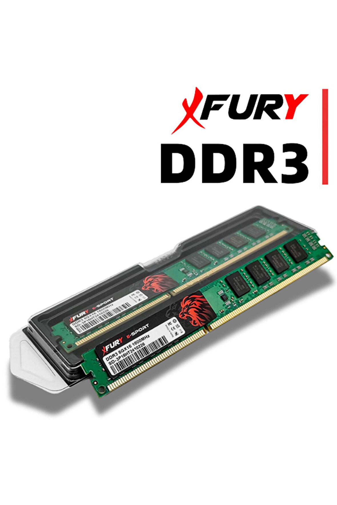 FURY E-sport Ddr3 16gb 1600mhz Masaüstü Ram Bellek 2x8gb