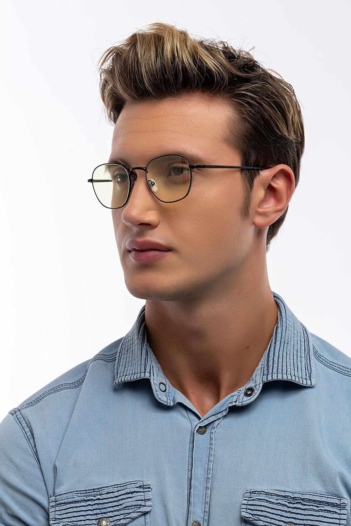 Arroh Erkek Siyah Mavi Işık Korumalı Ekran Koruyucu Gözlük