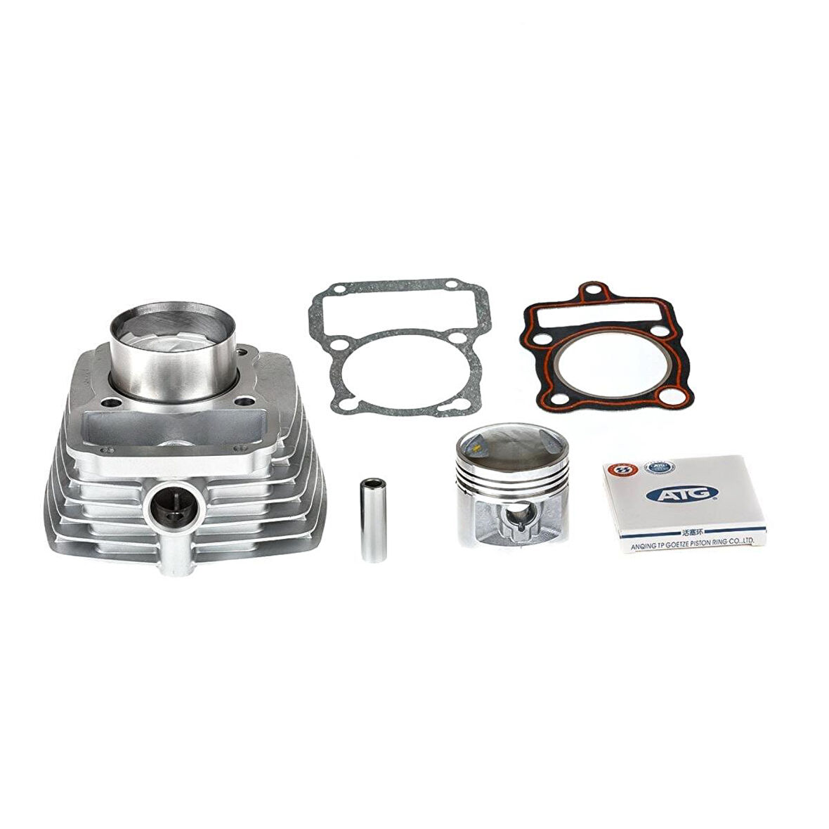 Cg 125 Silindir Piston Seti 56.5 mm 15 Perno Gri