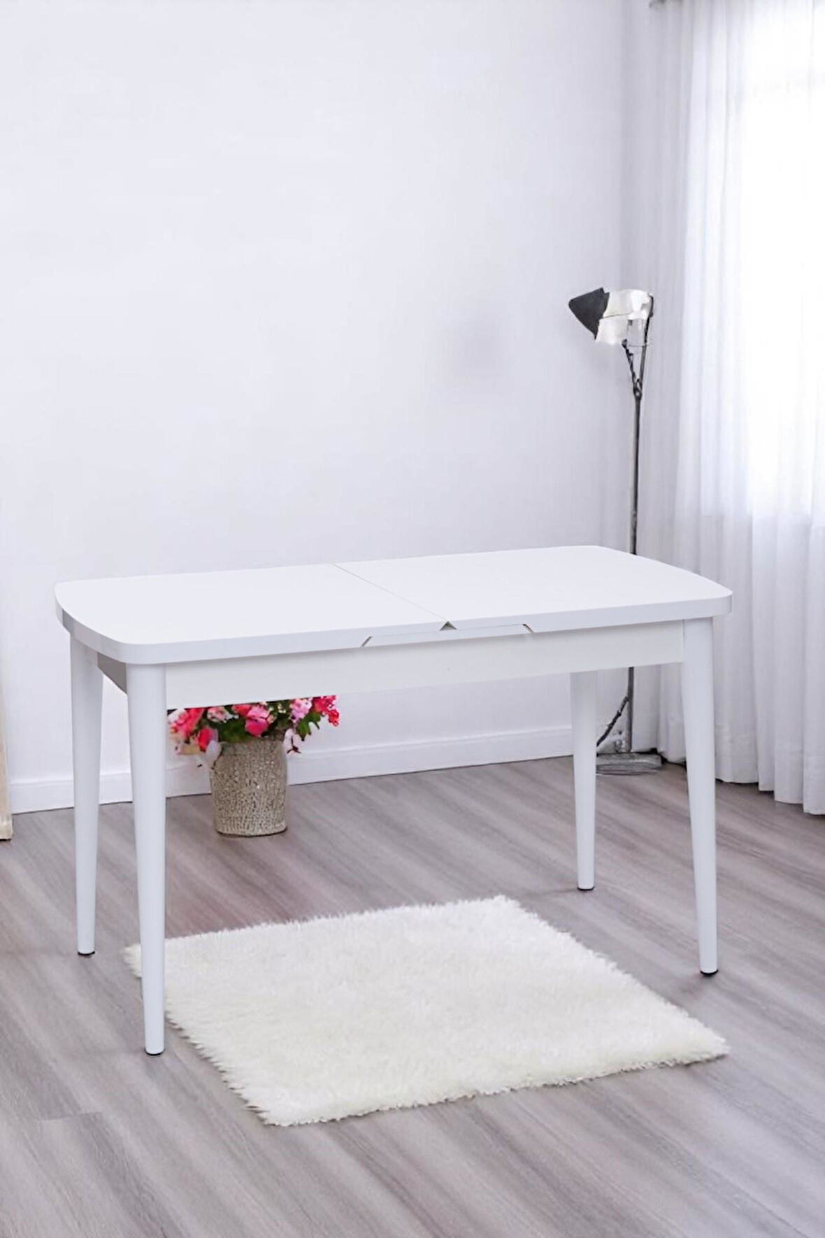 Nehir MDF Lak Panel Mutfak Masası 75x130cm