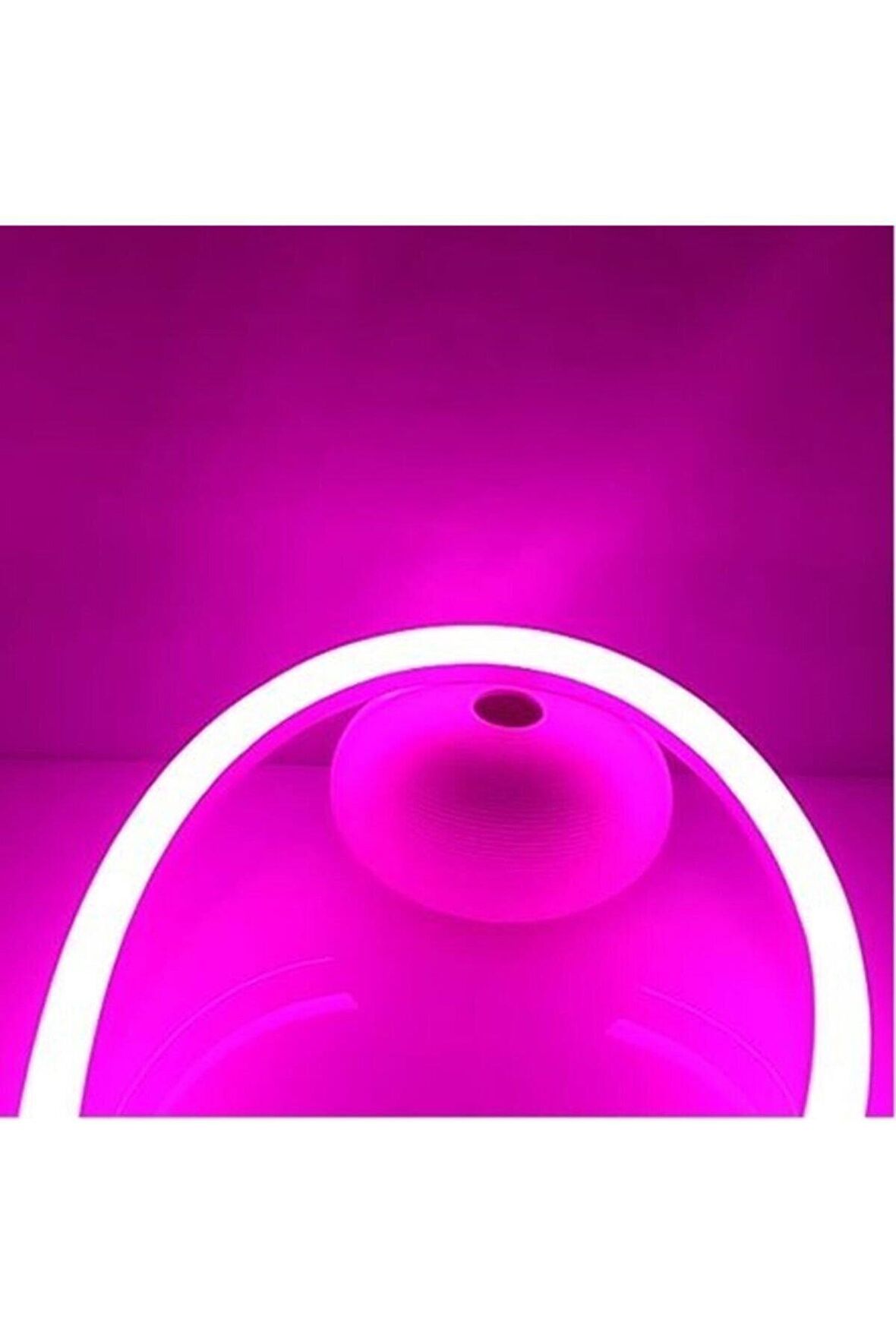 220V 2835 120 ledli 3 metre neon led pembe ve 220v neon için güç kablosu