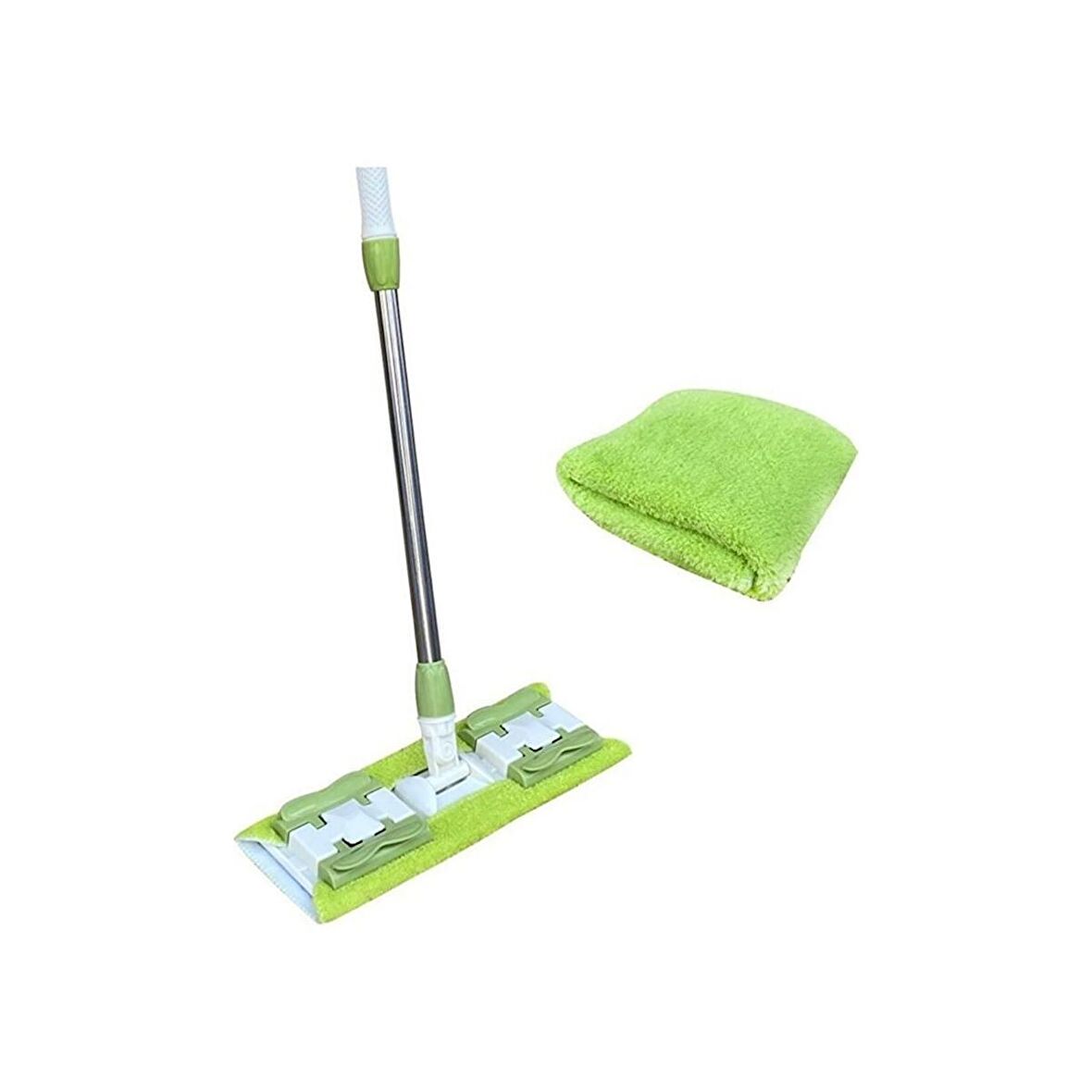 Sihirli Teleskobik Mop (+1 Bez ) Teleskopik Mikrofiber Mop Seti