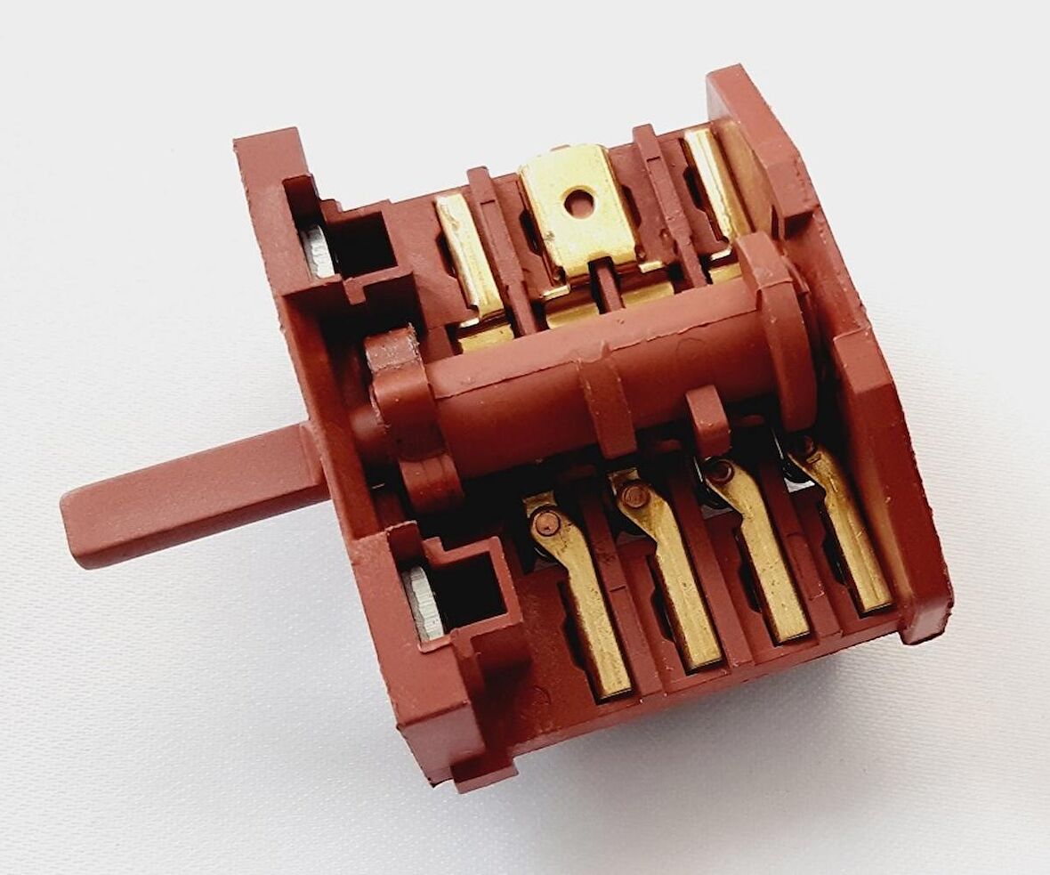 4 Konum + off Şalter , Kumtel Zenon Serisi Fırın Kademe Anahtarı Şalteri